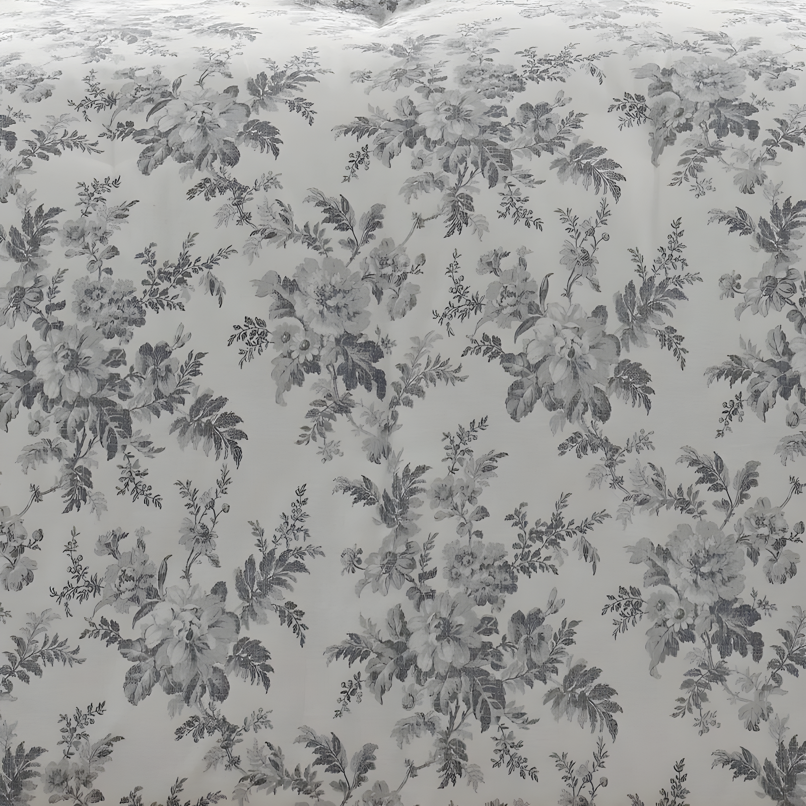 Laura Ashley Laura Ashley Annalise Floral Grey Cotton Bonus Comforter Set