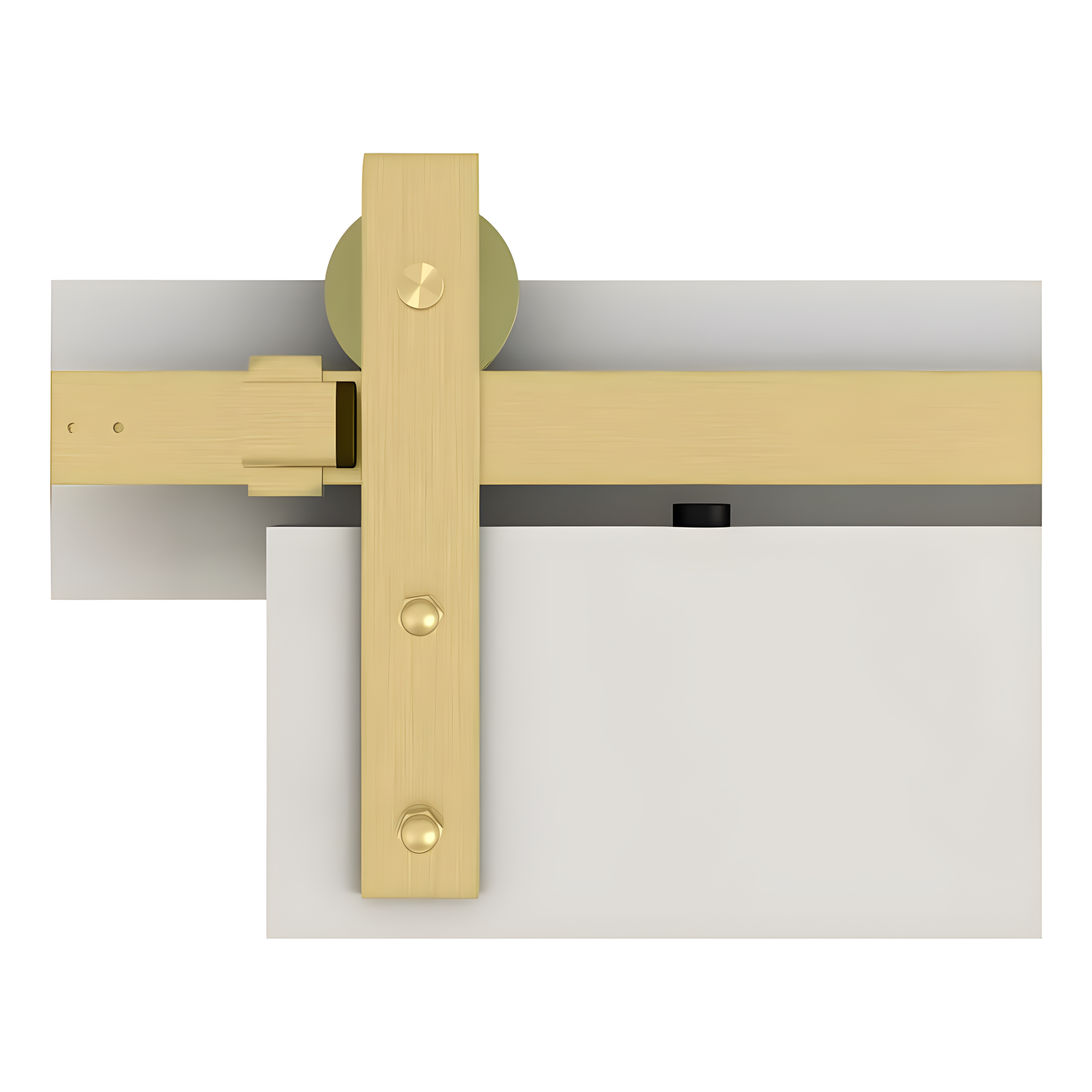 National Hardware 72" Designer Interior Barn Door Kit with Soft Close