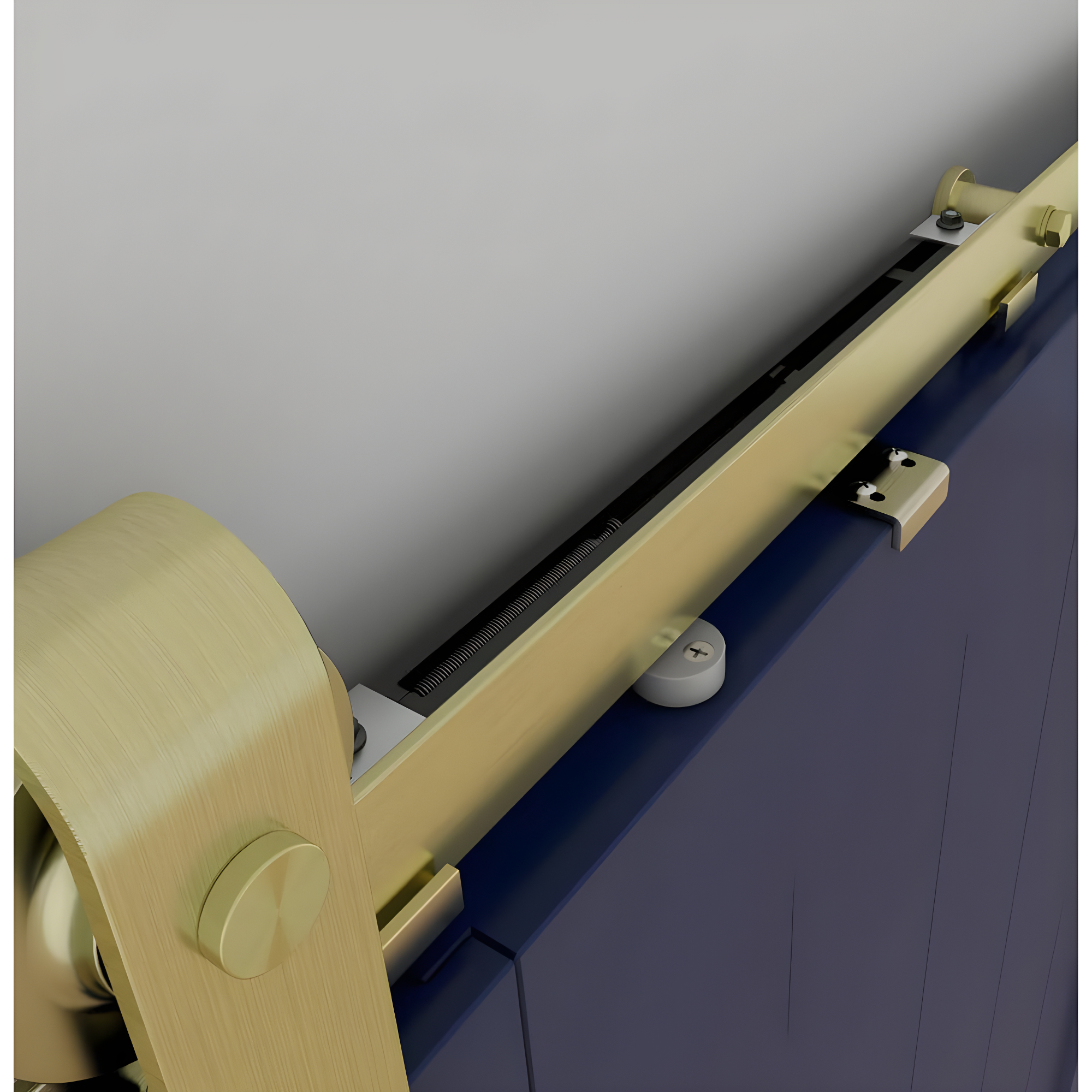 National Hardware 72" Designer Interior Barn Door Kit with Soft Close