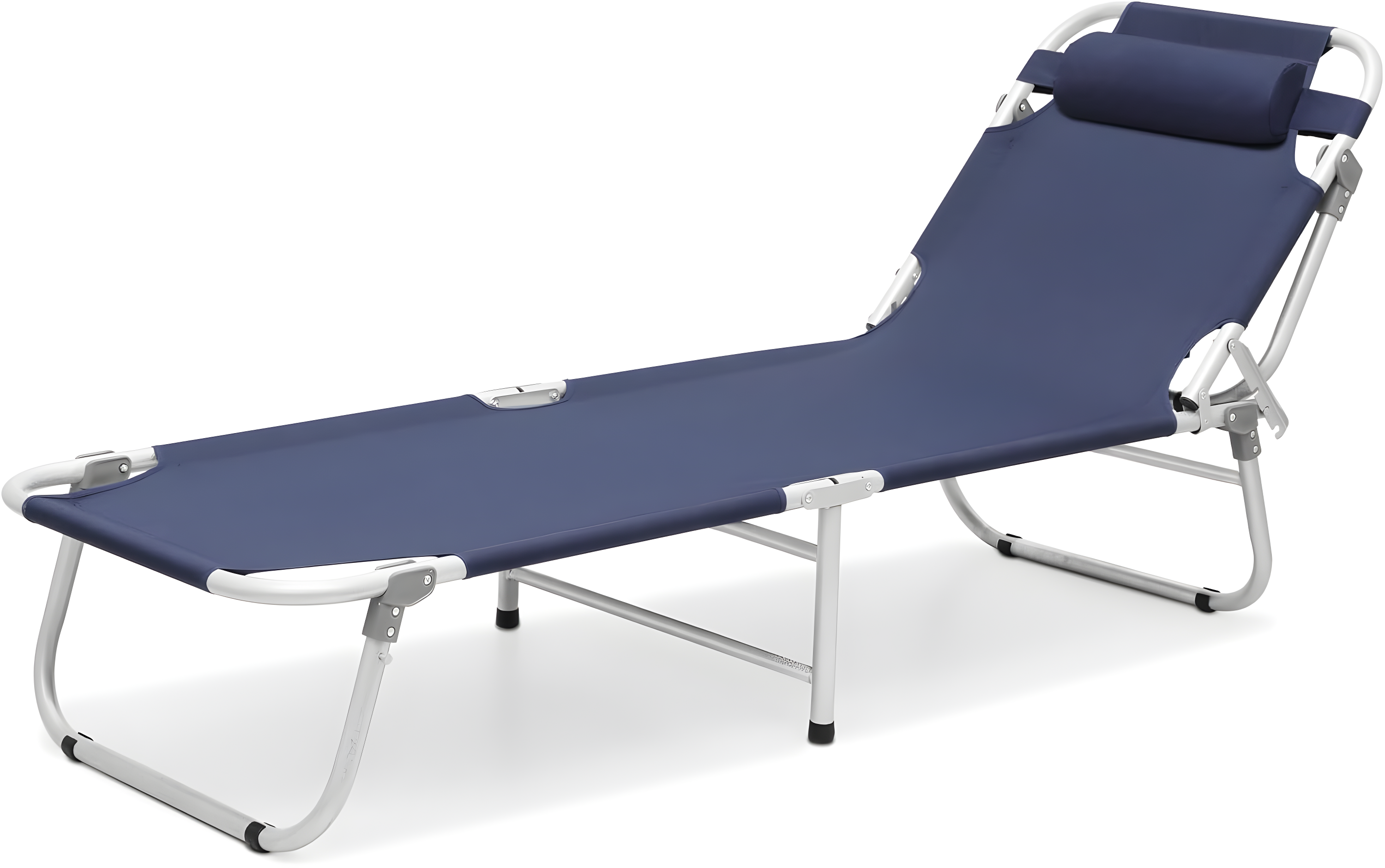 Folding Travel Cot Portable Camping Bed with Pillow & Carry Bag for Beach Indoor & Outdoor Travel