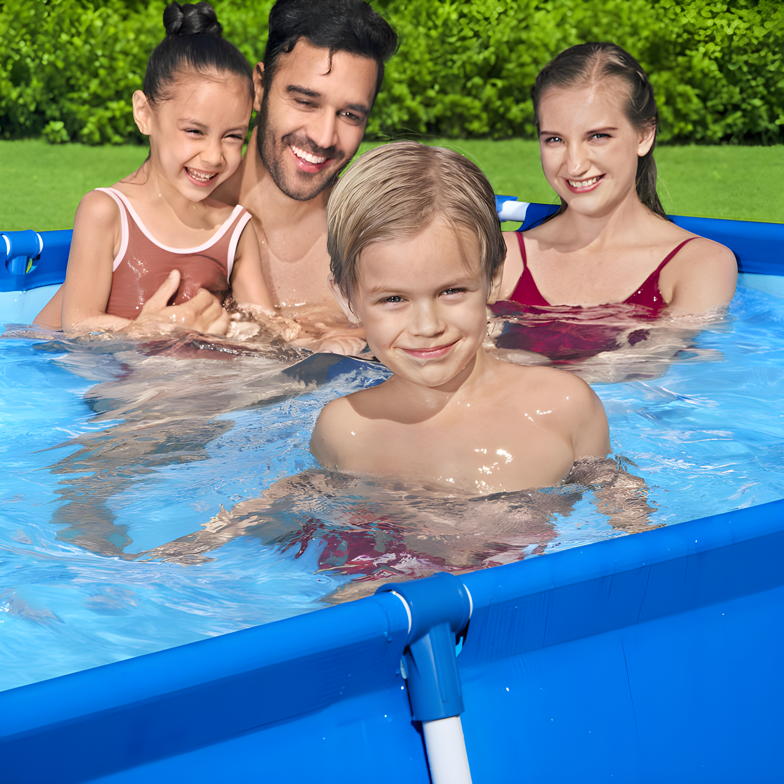Bestway Bestway Steel Pro Rectangular Above Ground Swimming Pool Set