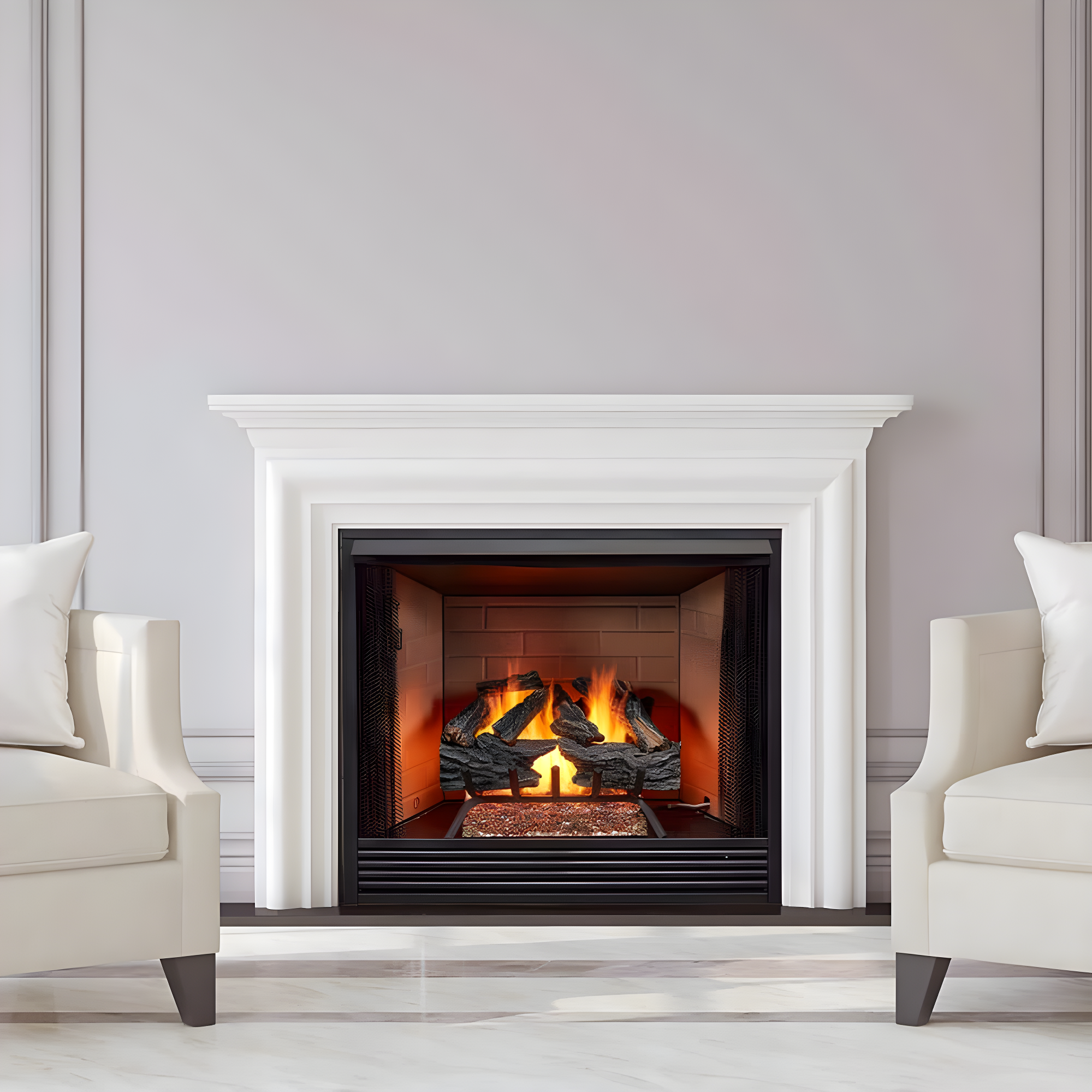 HearthSense HearthSense Vented Gas Log Set, 55,000 BTU - Model# CSW24HVL