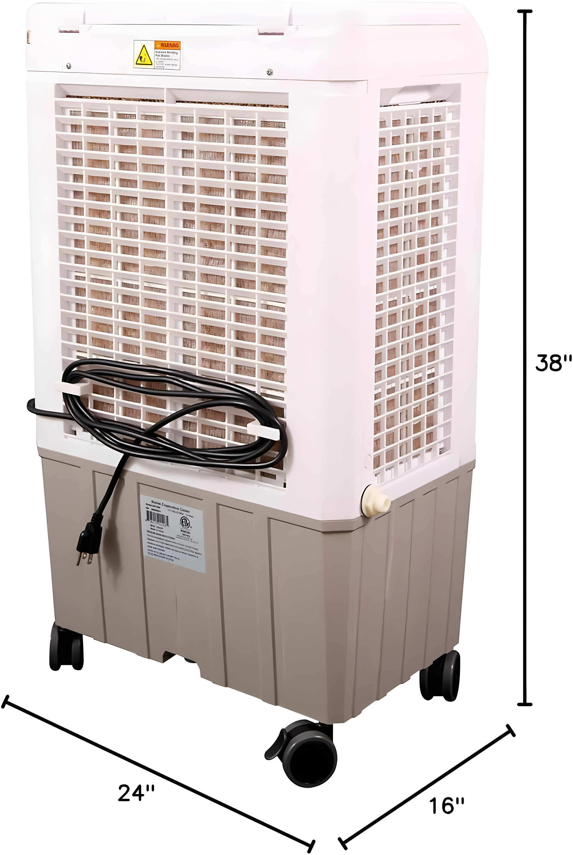 Hessaire Outdoor Portable 700 Sq Ft Evaporative Cooler Humidifier