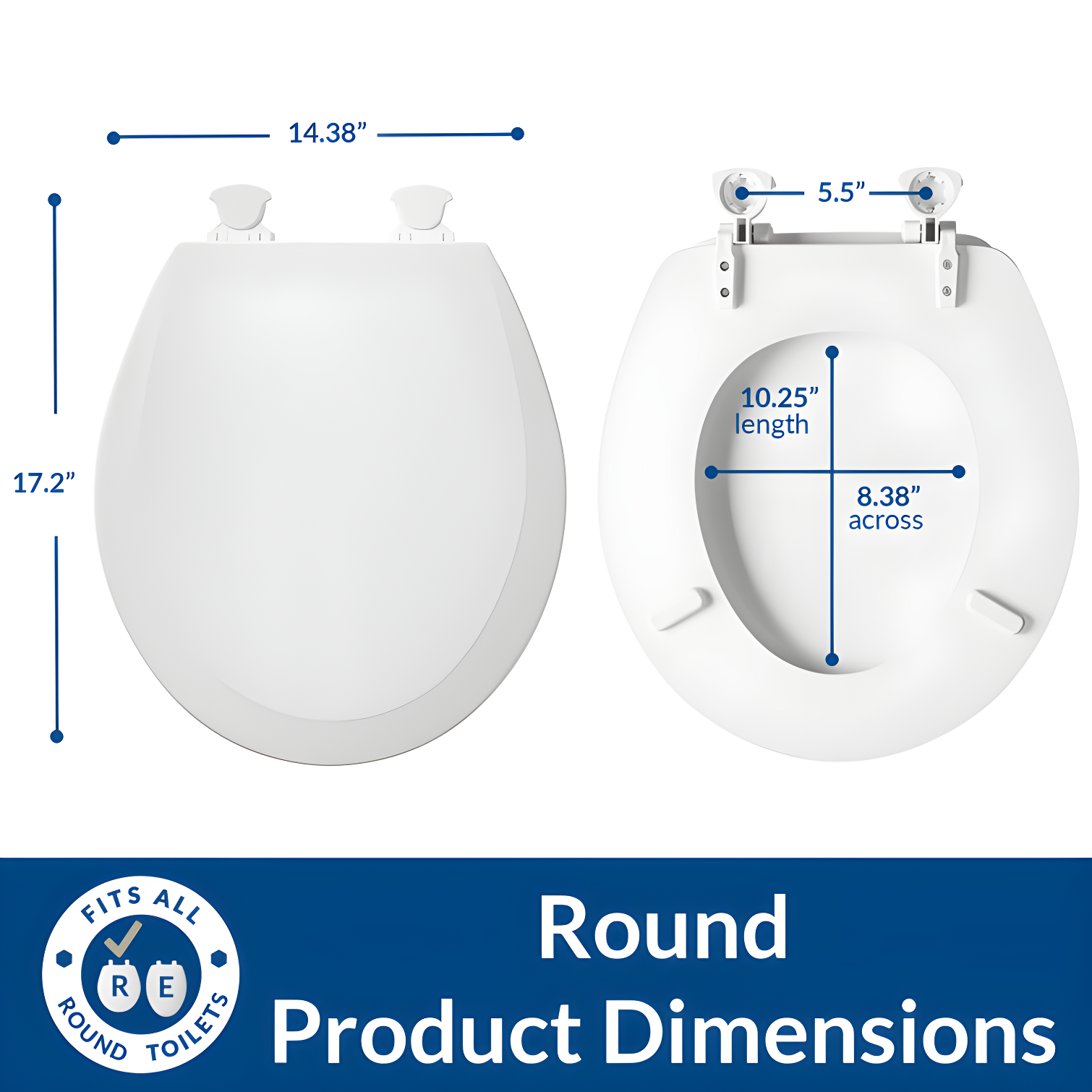500EC Round Toilet Seat