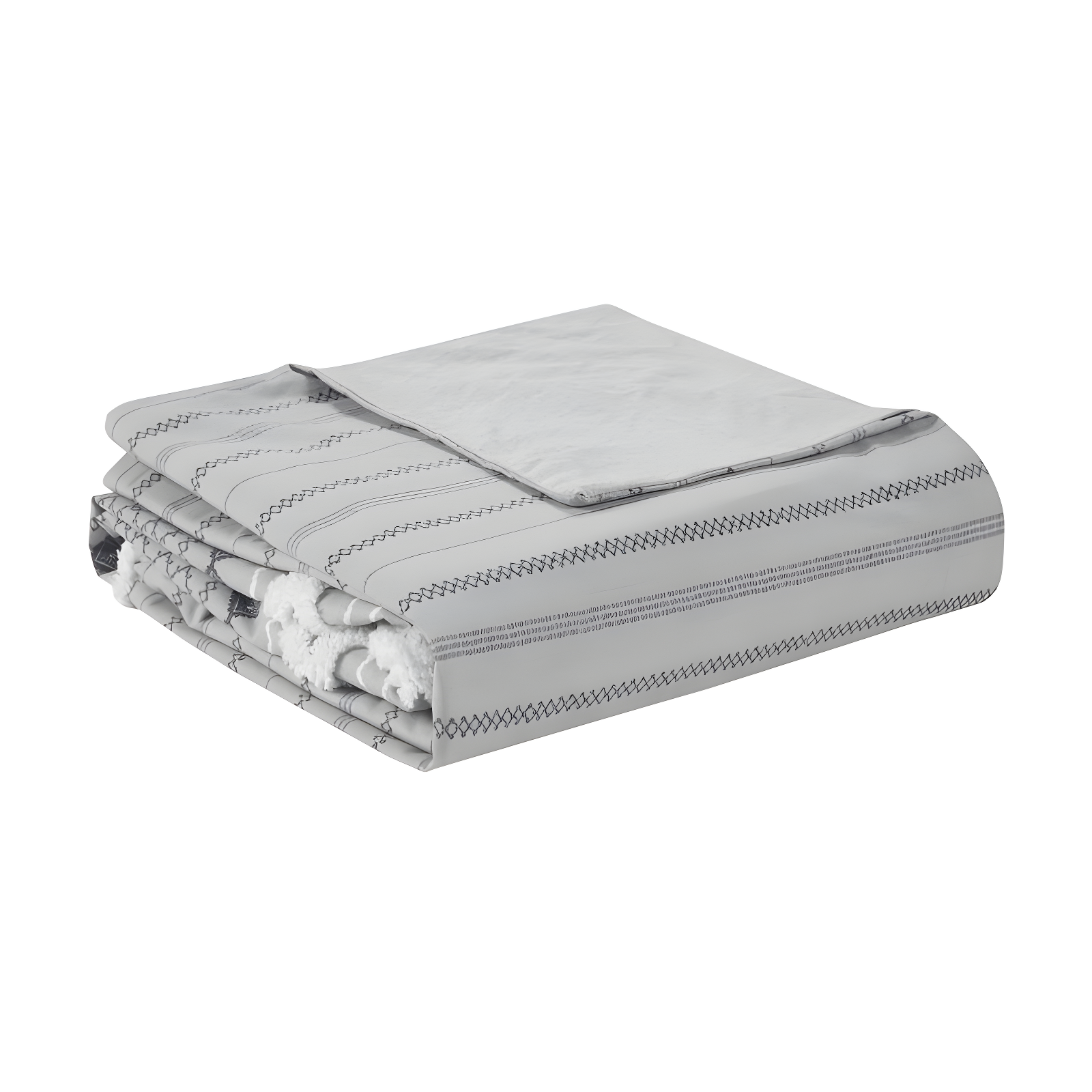 INK+IVY Imani Cotton Printed Duvet Cover Set