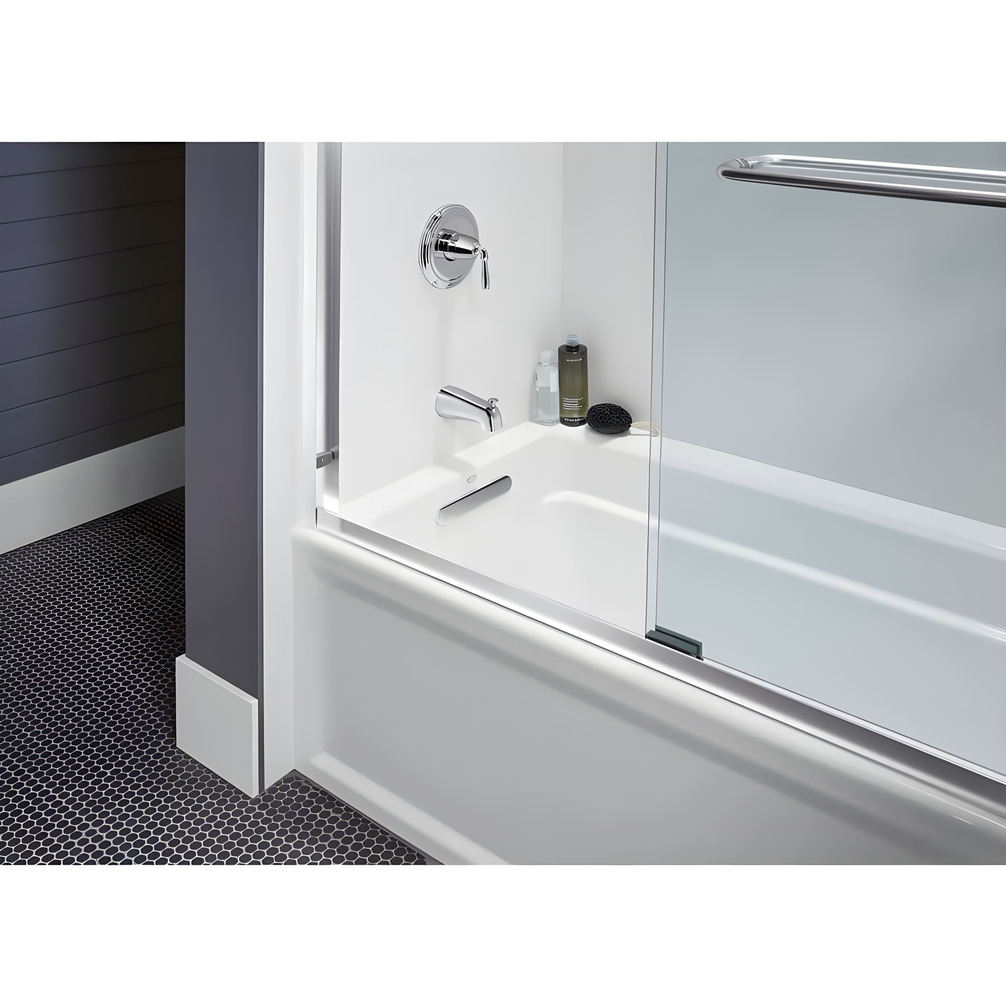 Archer® 60" x 32" Acrylic Alcove Soaking Bathtub with Comfort Depth