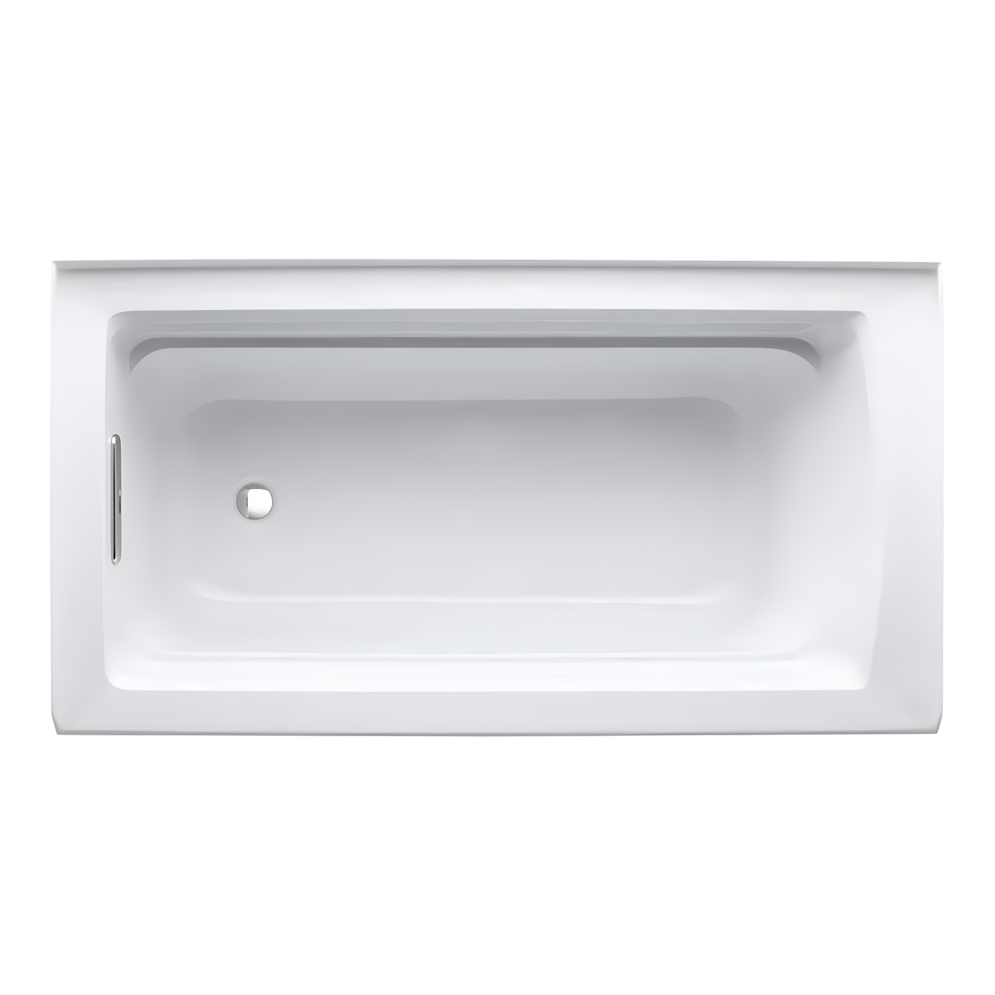 Archer® 60" x 32" Acrylic Alcove Soaking Bathtub with Comfort Depth