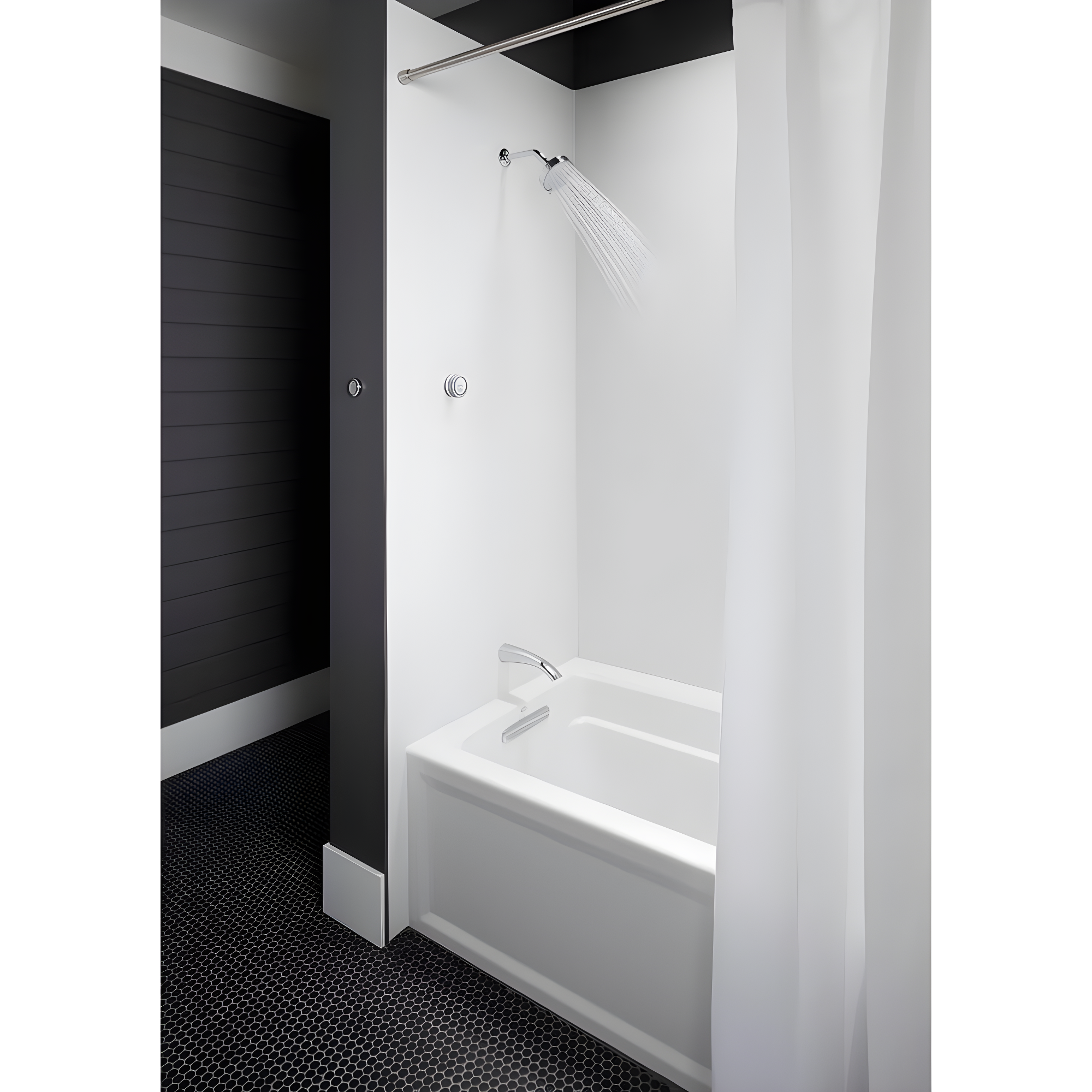 Archer® 60" x 32" Acrylic Alcove Soaking Bathtub with Comfort Depth