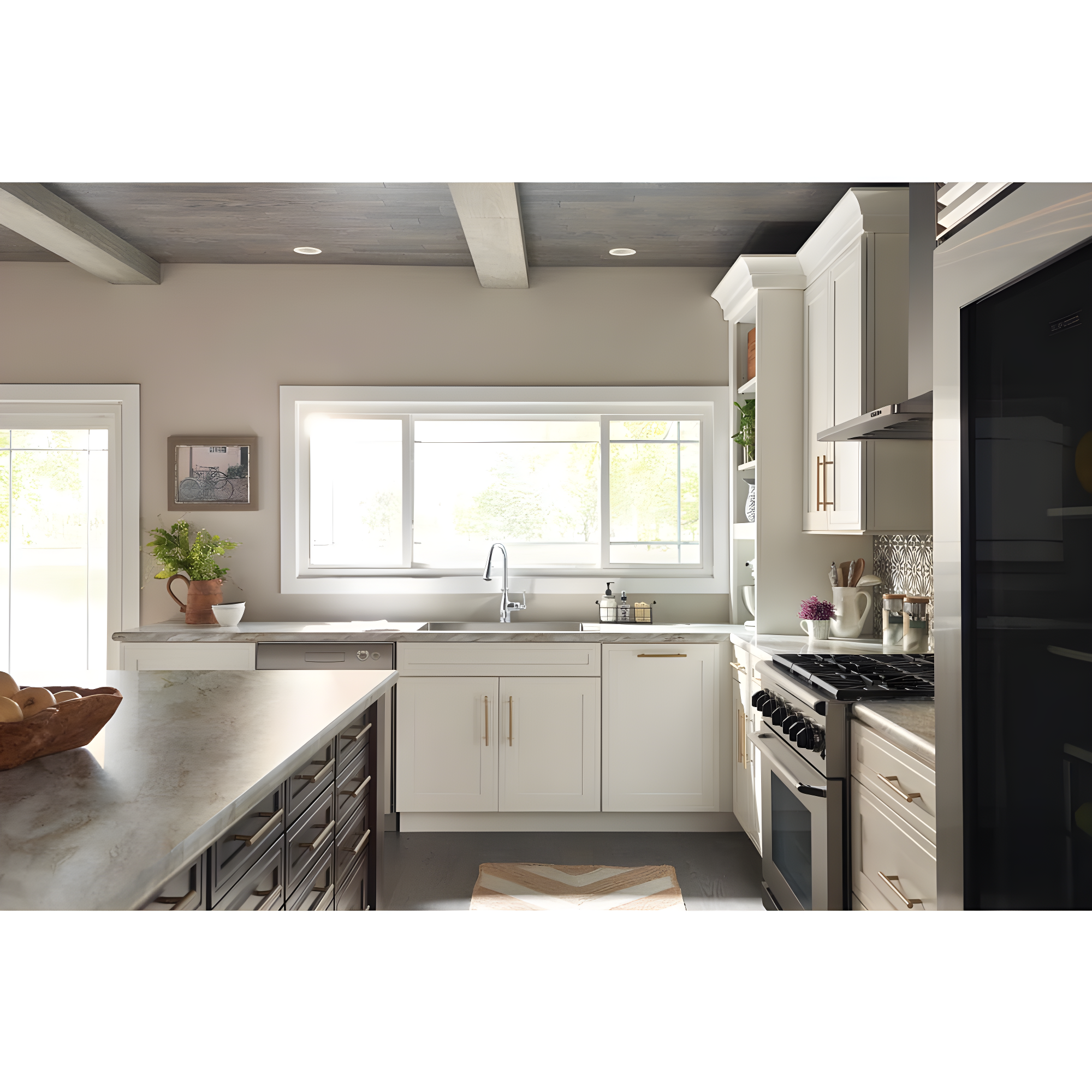 Brantford Pull Out Single Handle Kitchen Faucet with PowerBoost and Reflex