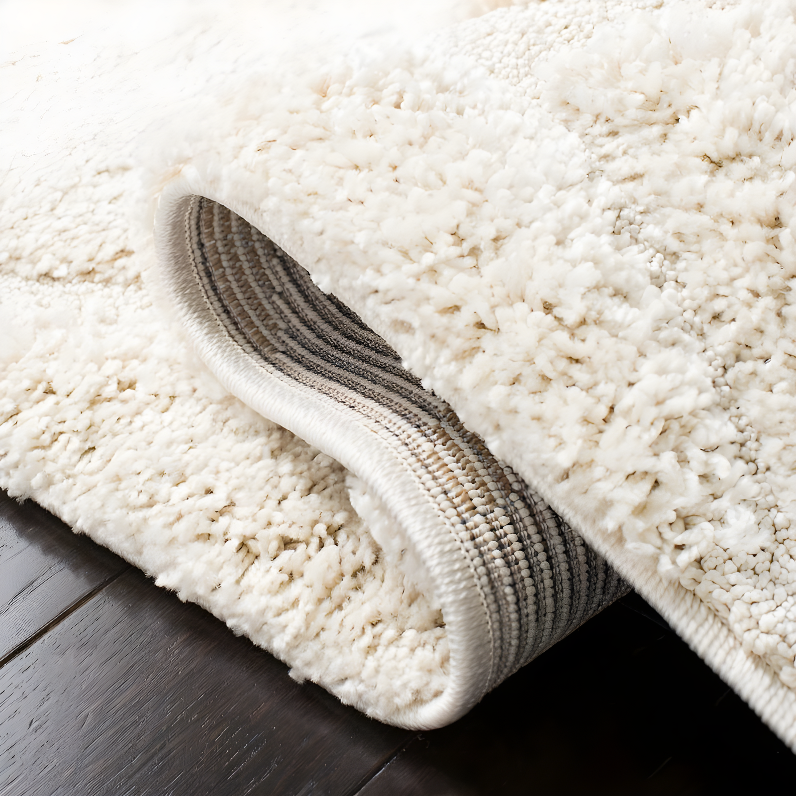 Florida Shag SG455 Power Loomed Indoor Runner Rug - Creme/Creme - 2'3"x11' - Safavieh.