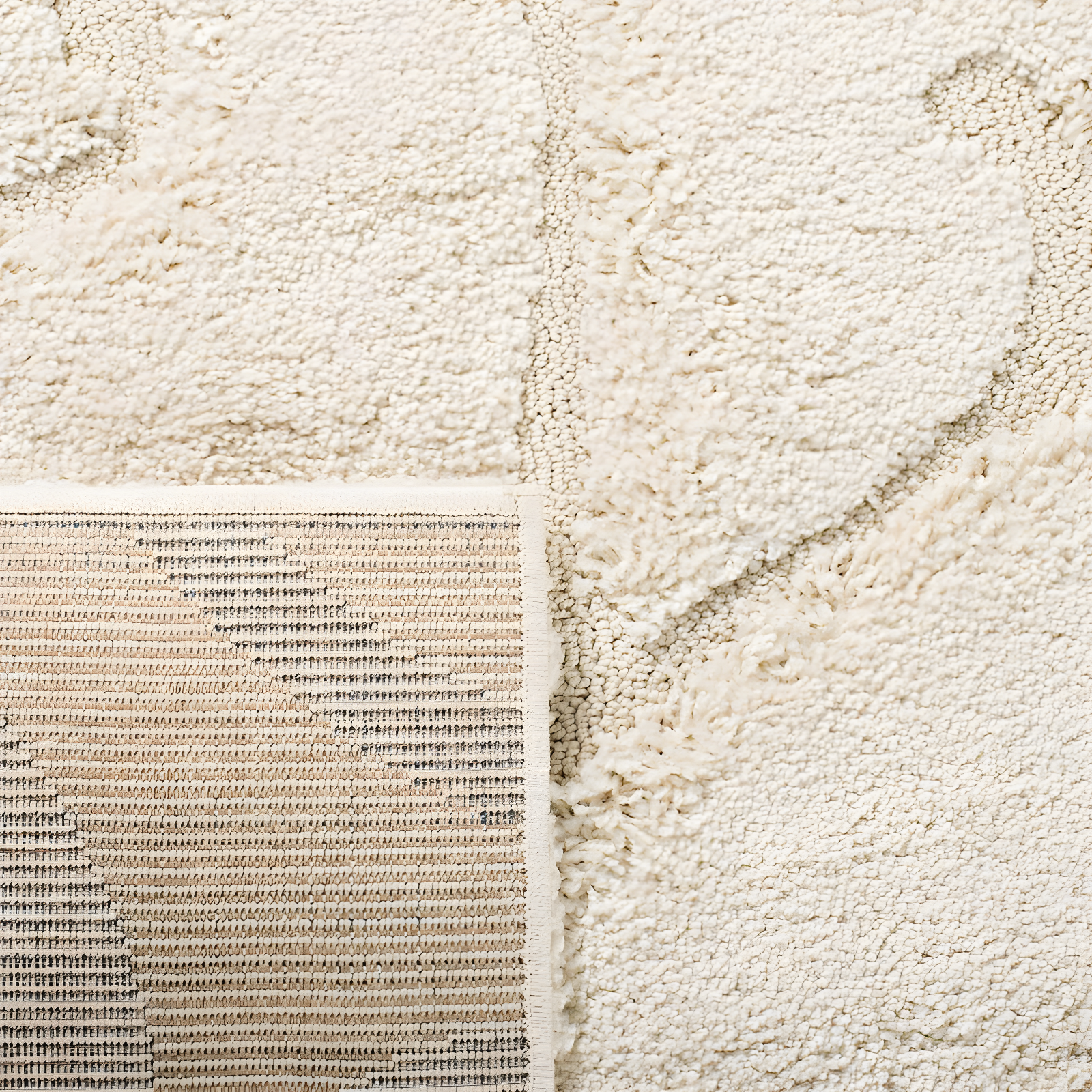 Florida Shag SG455 Power Loomed Indoor Runner Rug - Creme/Creme - 2'3"x11' - Safavieh.
