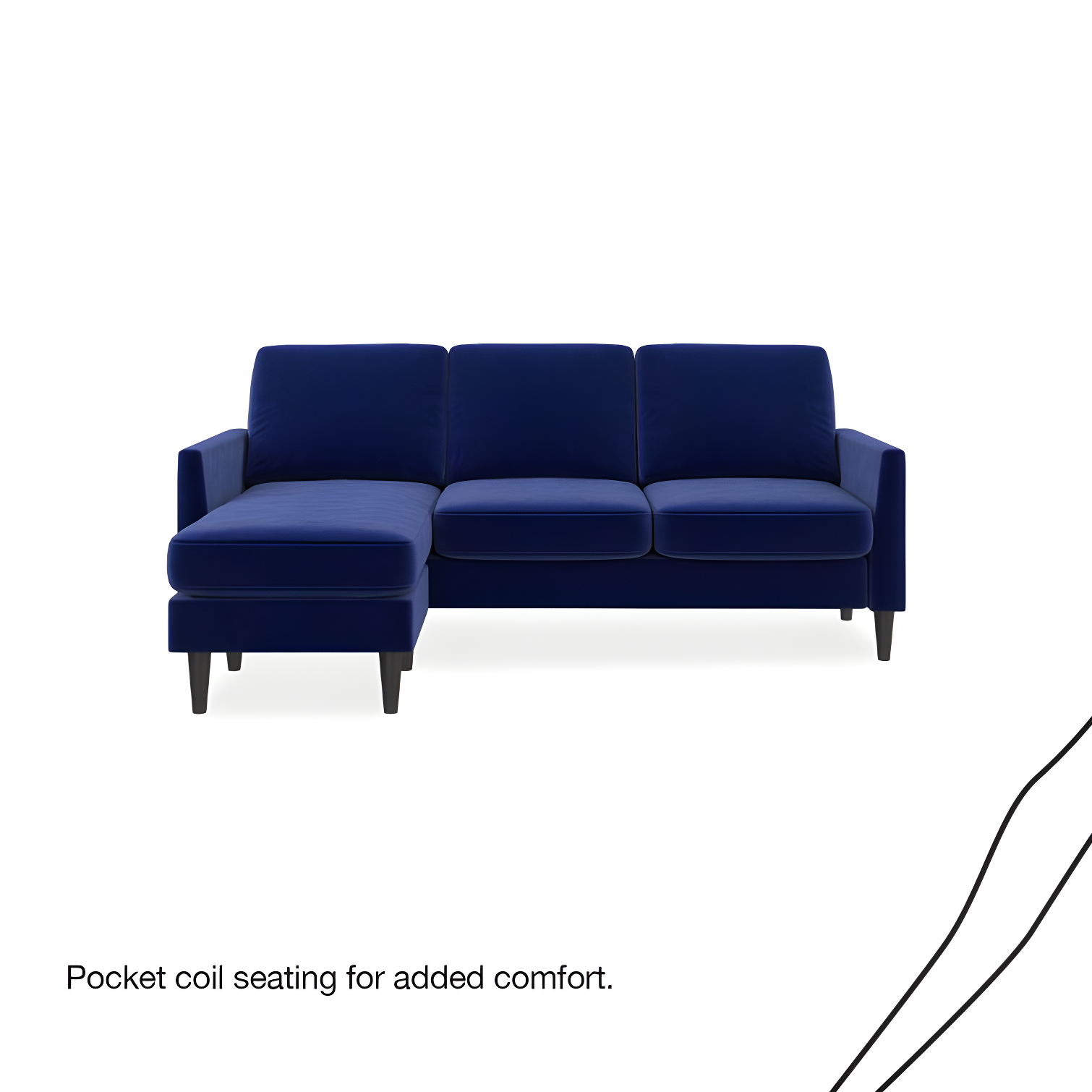 Winston 81.5" Wide Reversible Sofa & Chaise with Ottoman