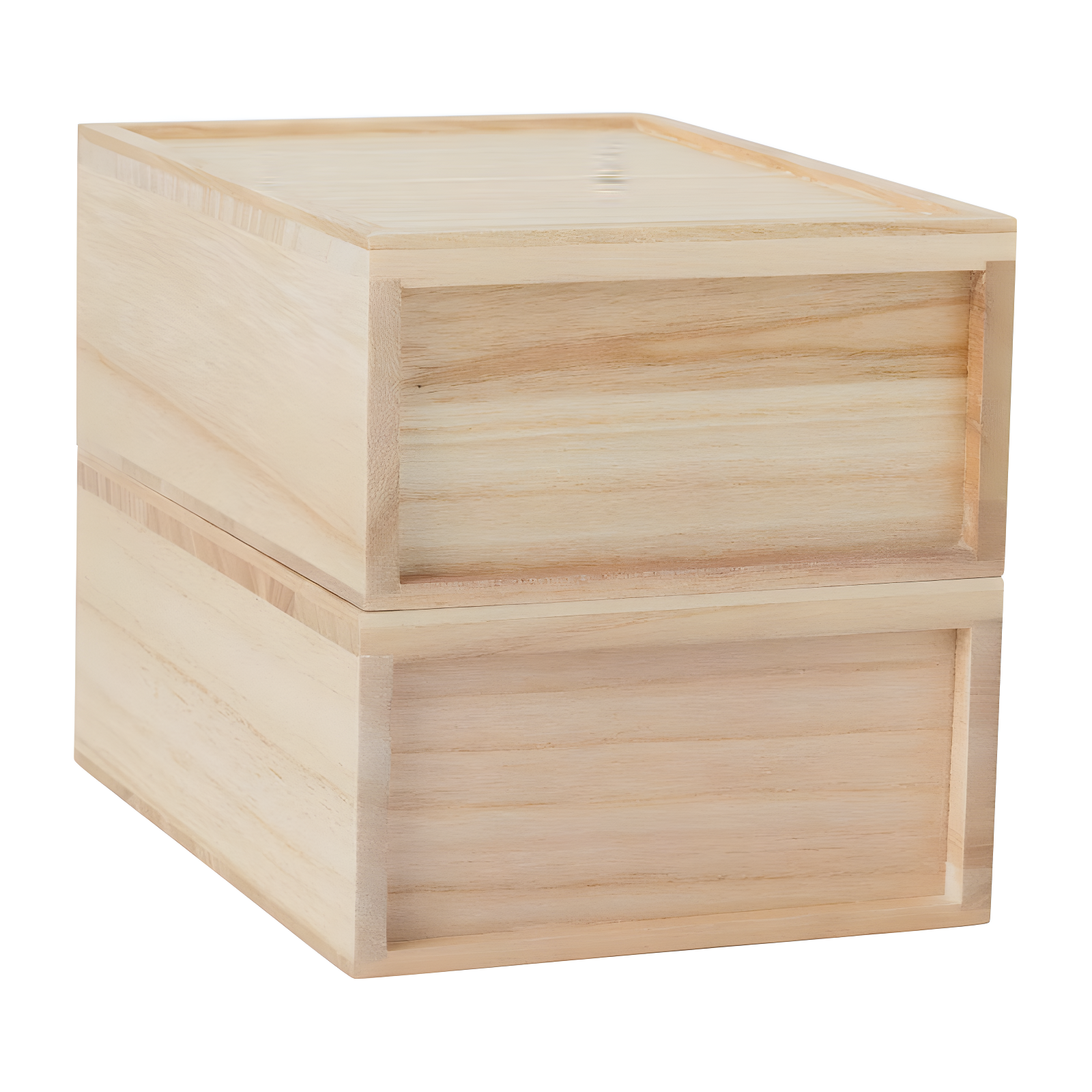 Martha Stewart Thomas Martha Stewart Wooden Storage Boxes With Pullout Drawers (Set of 2)
