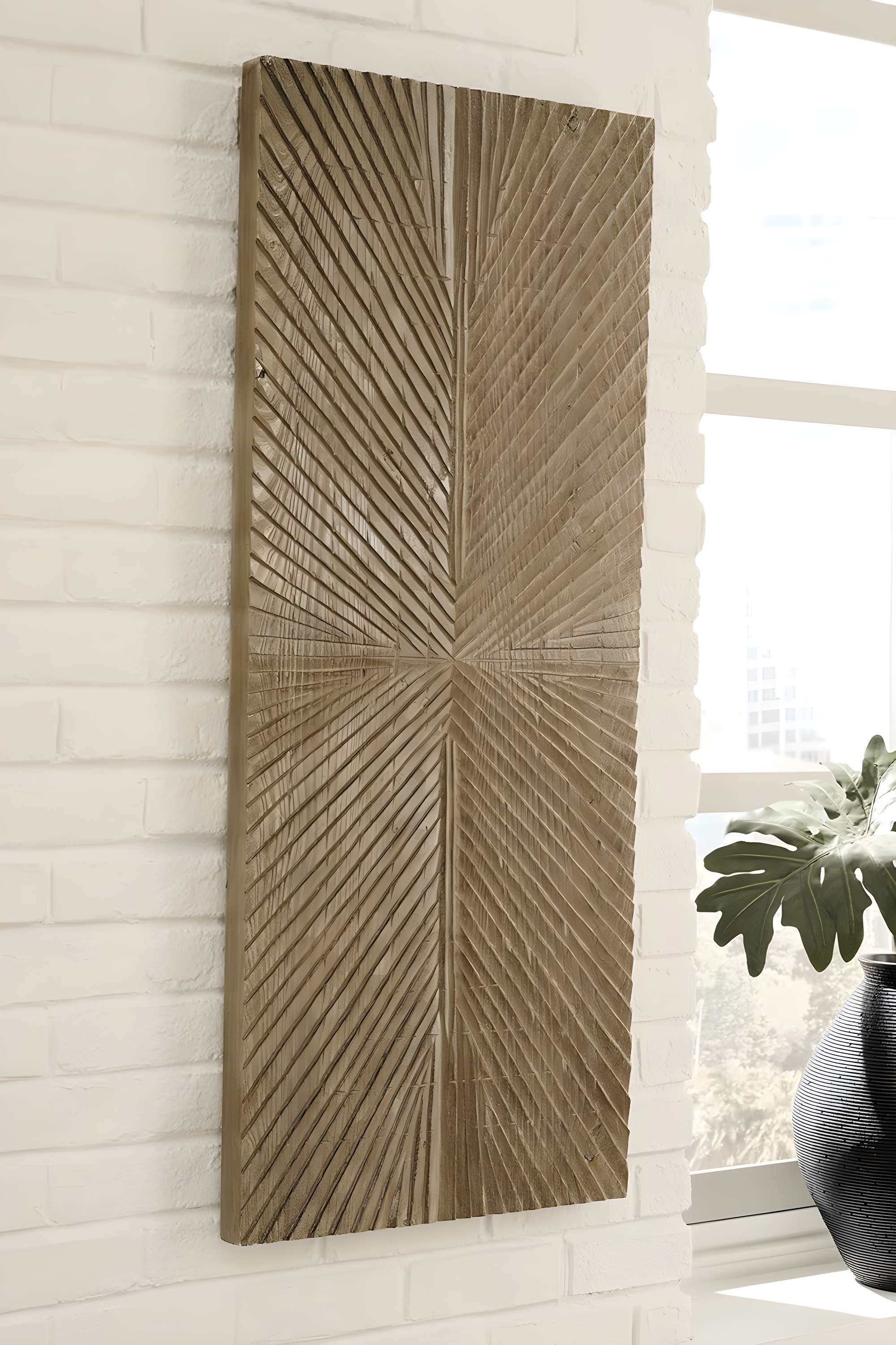 Millwood Pines Aseeb Abstract Wall Decor on Solid Wood