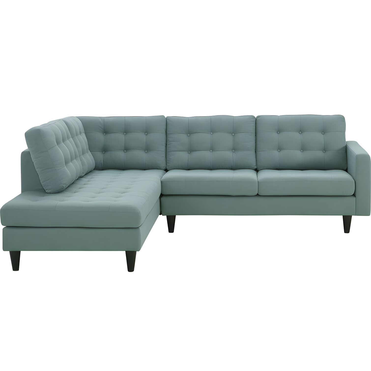 Modway Empress 2 Piece Upholstered Fabric Sectional