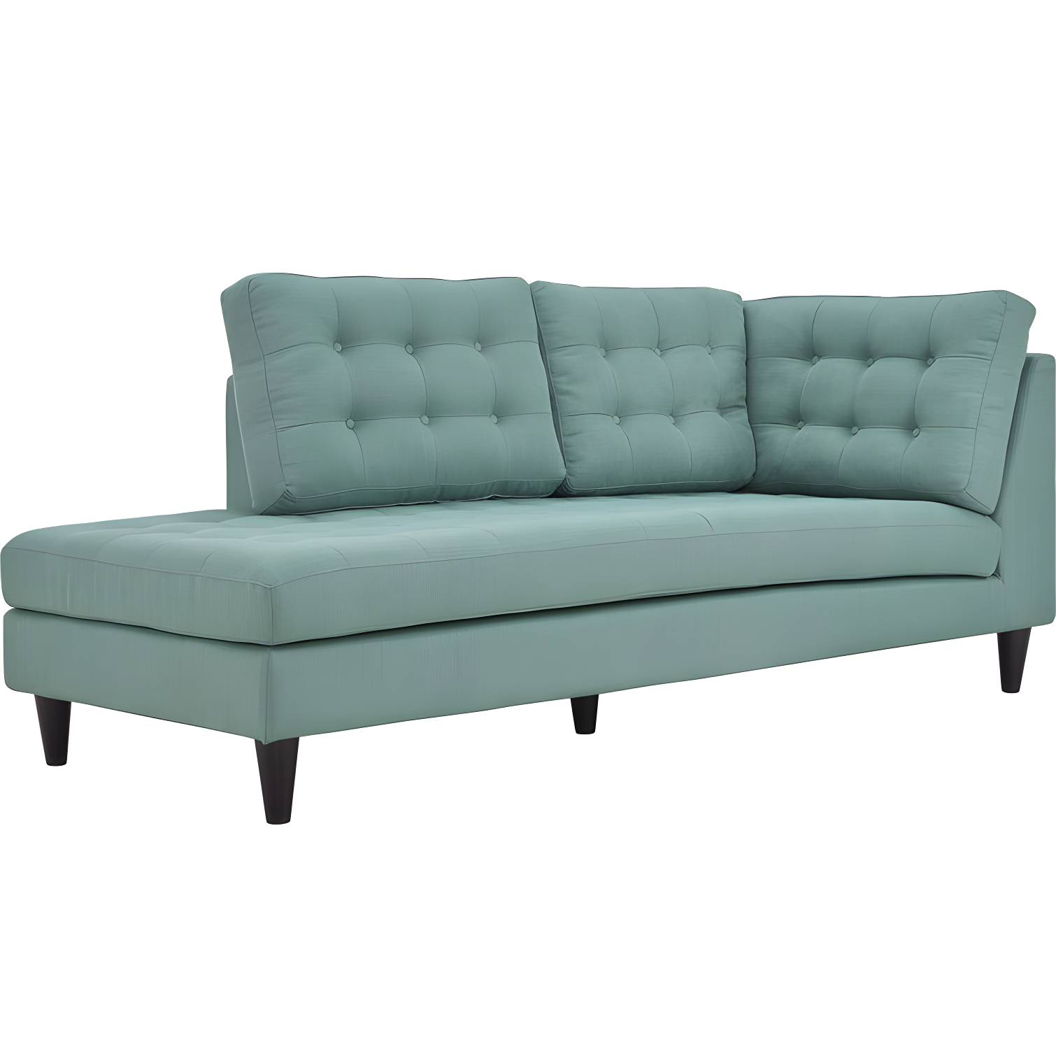 Modway Empress 2 Piece Upholstered Fabric Sectional