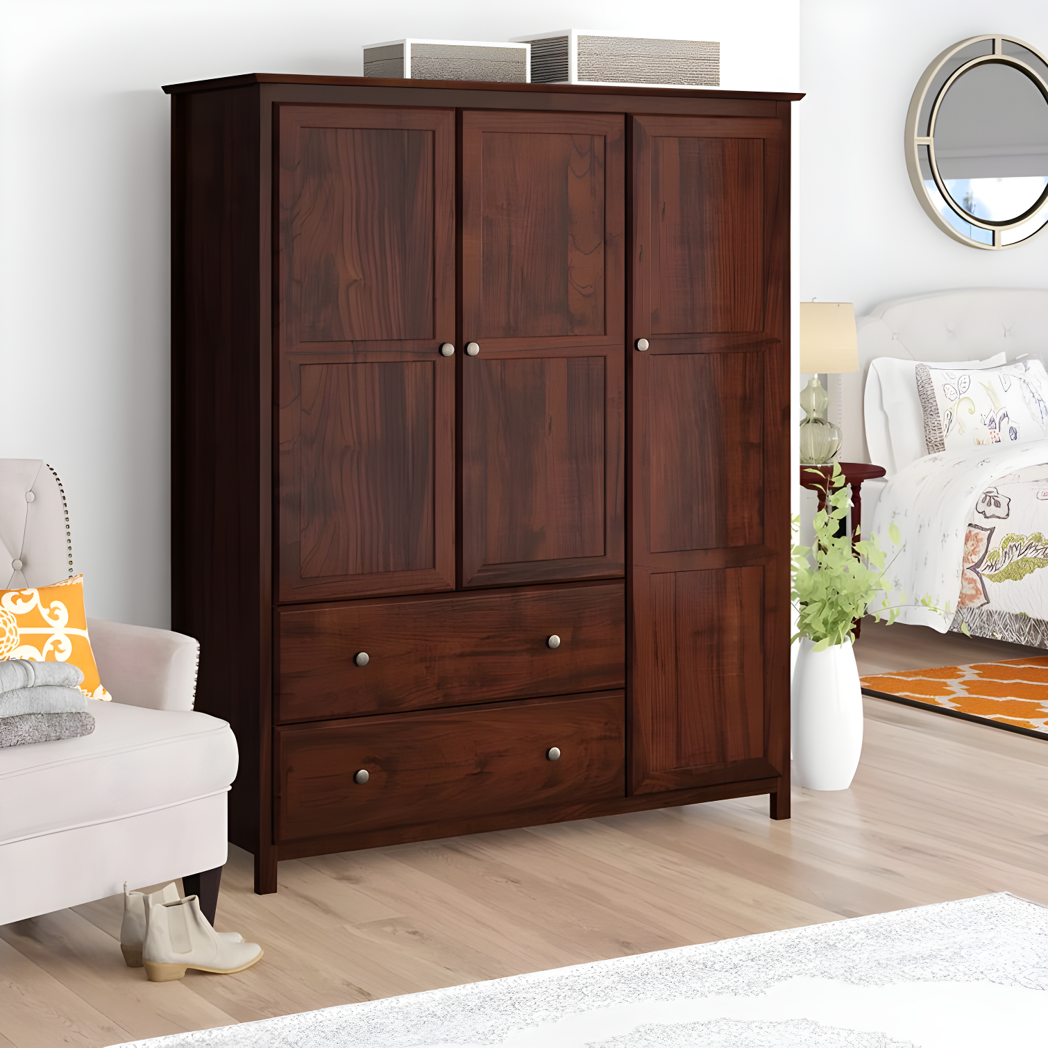 Shaker Solid Wood Armoire