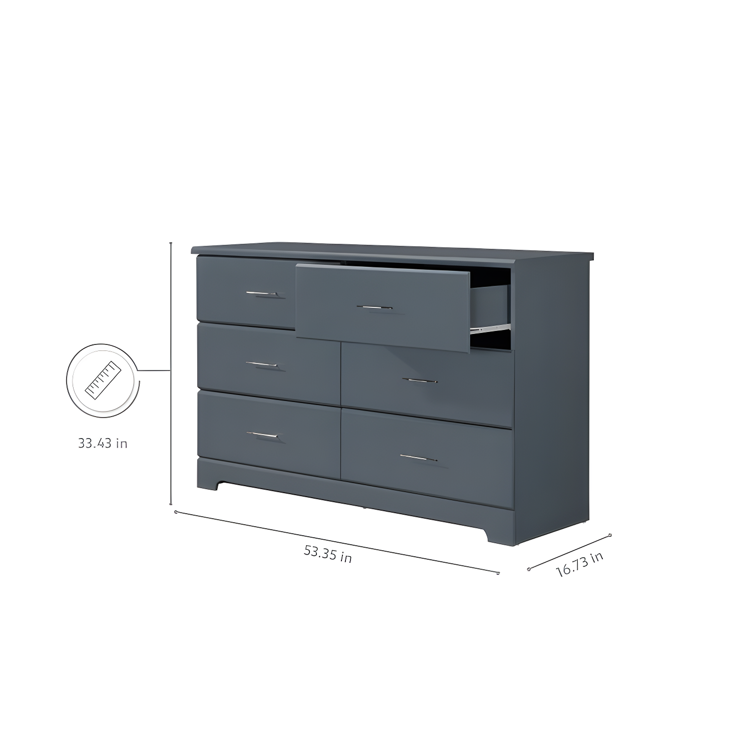 Brookside 6 Drawer Double Dresser