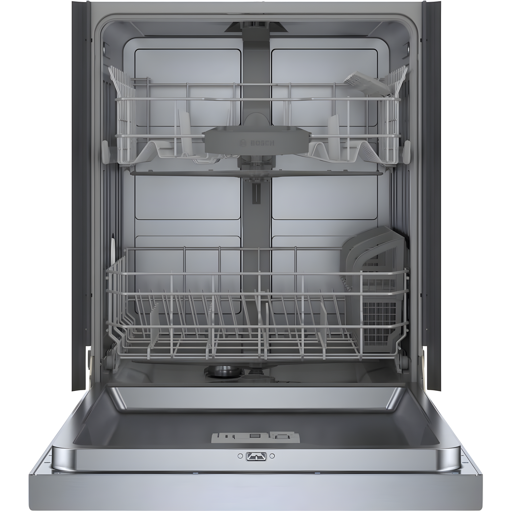 Bosch 800 Series 24" Front Control Built-In Dishwasher with Hybrid Tub SHE3AEM5N