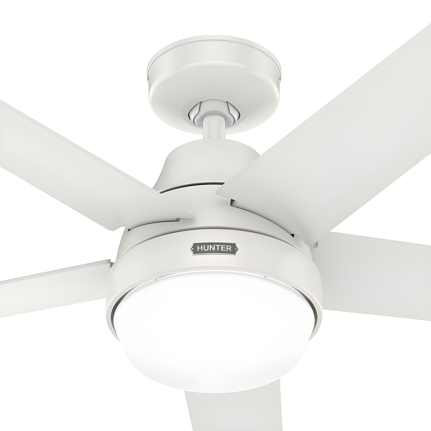 52" Aerodyne 5 - Blade Smart Standard Ceiling Fan with Lights and Remote
