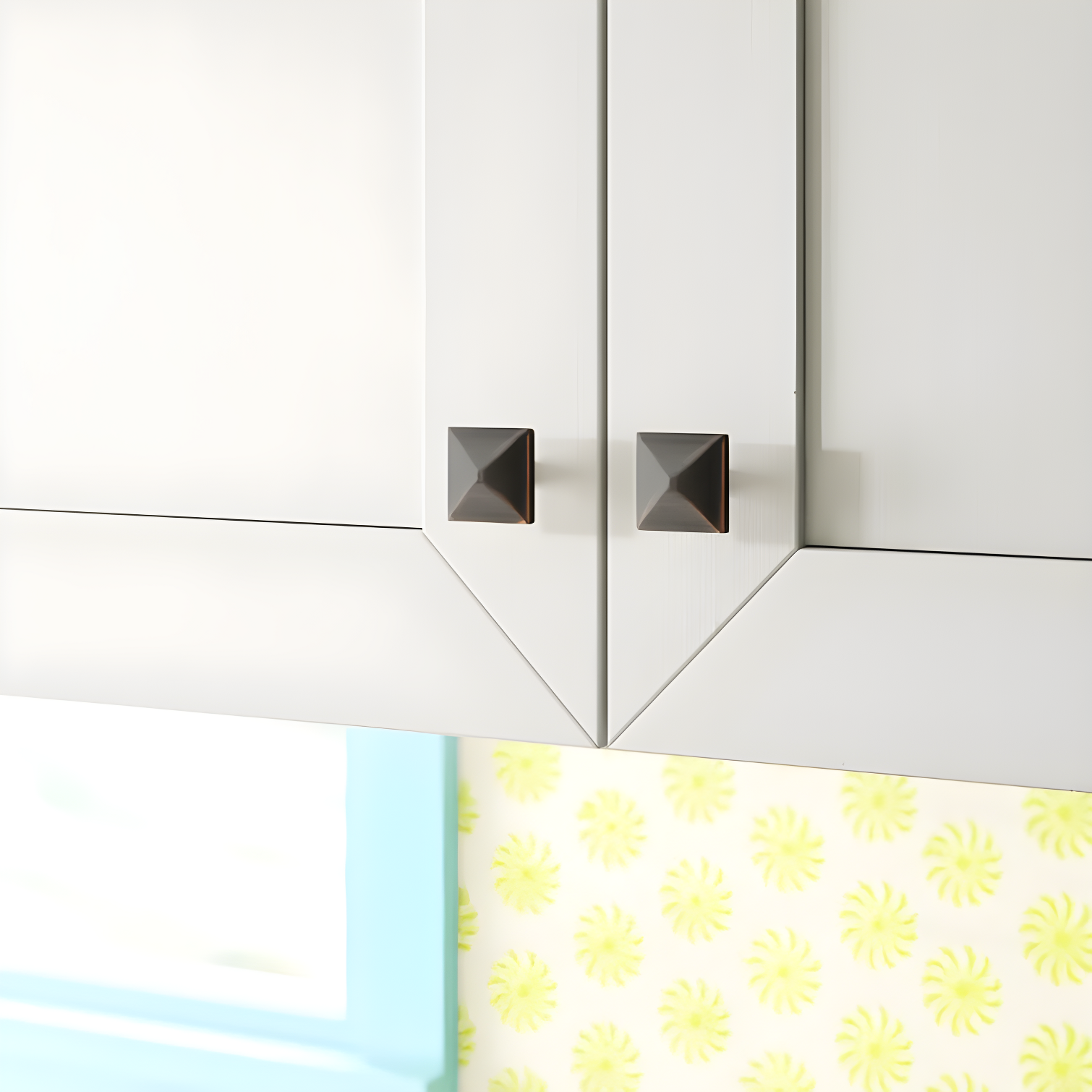 Amerock 1 1/8" Length Square Knob Multipack (Set of 10)