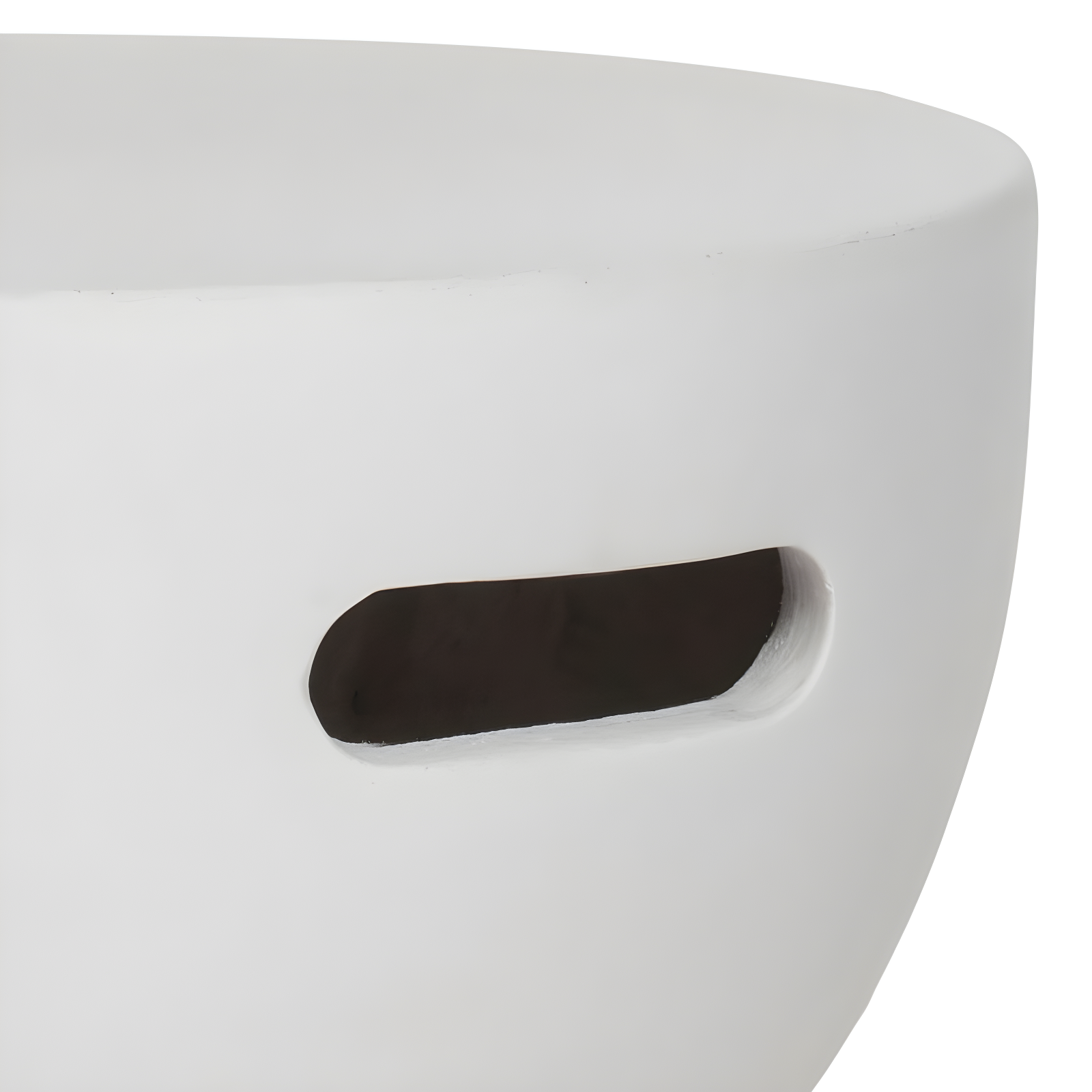 Haruki Accent Stool - Indoor/Outdoor - VNN1006 - White - Safavieh