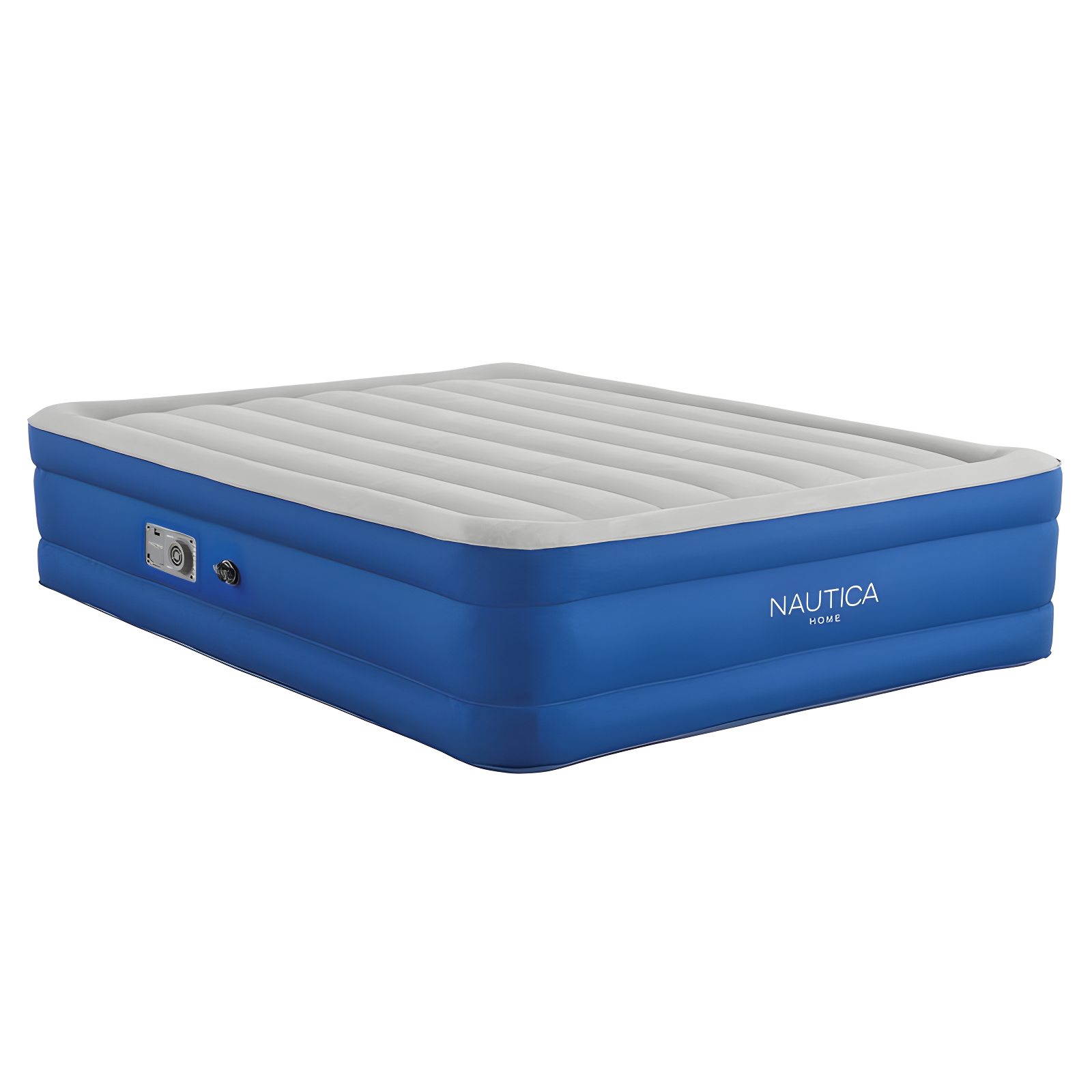 Nautica Nautica PlushAire Inflatable Air Mattress with Anti-leak Built-in Pump and Puncture Resistant Vinyl
