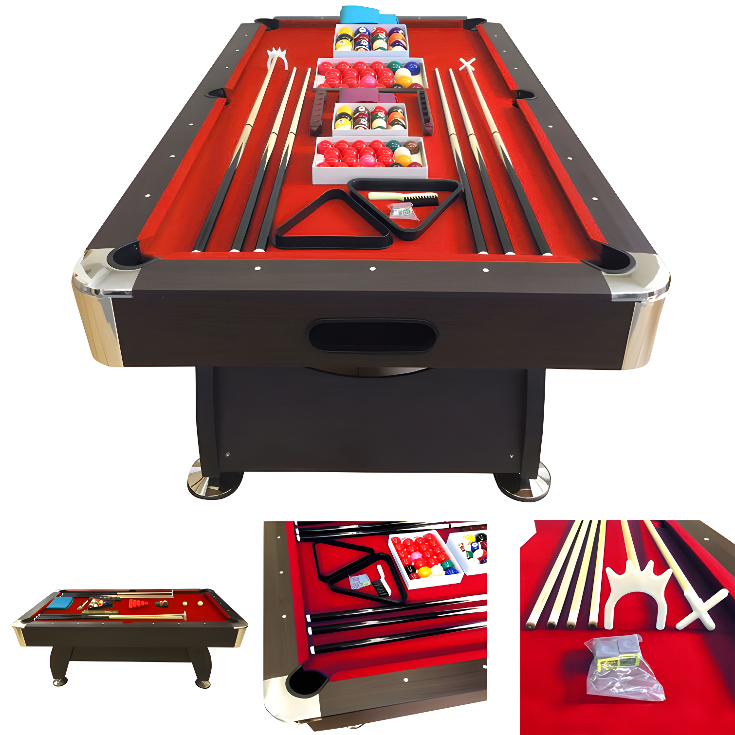 Snooker Full Set Accessories Pool Table