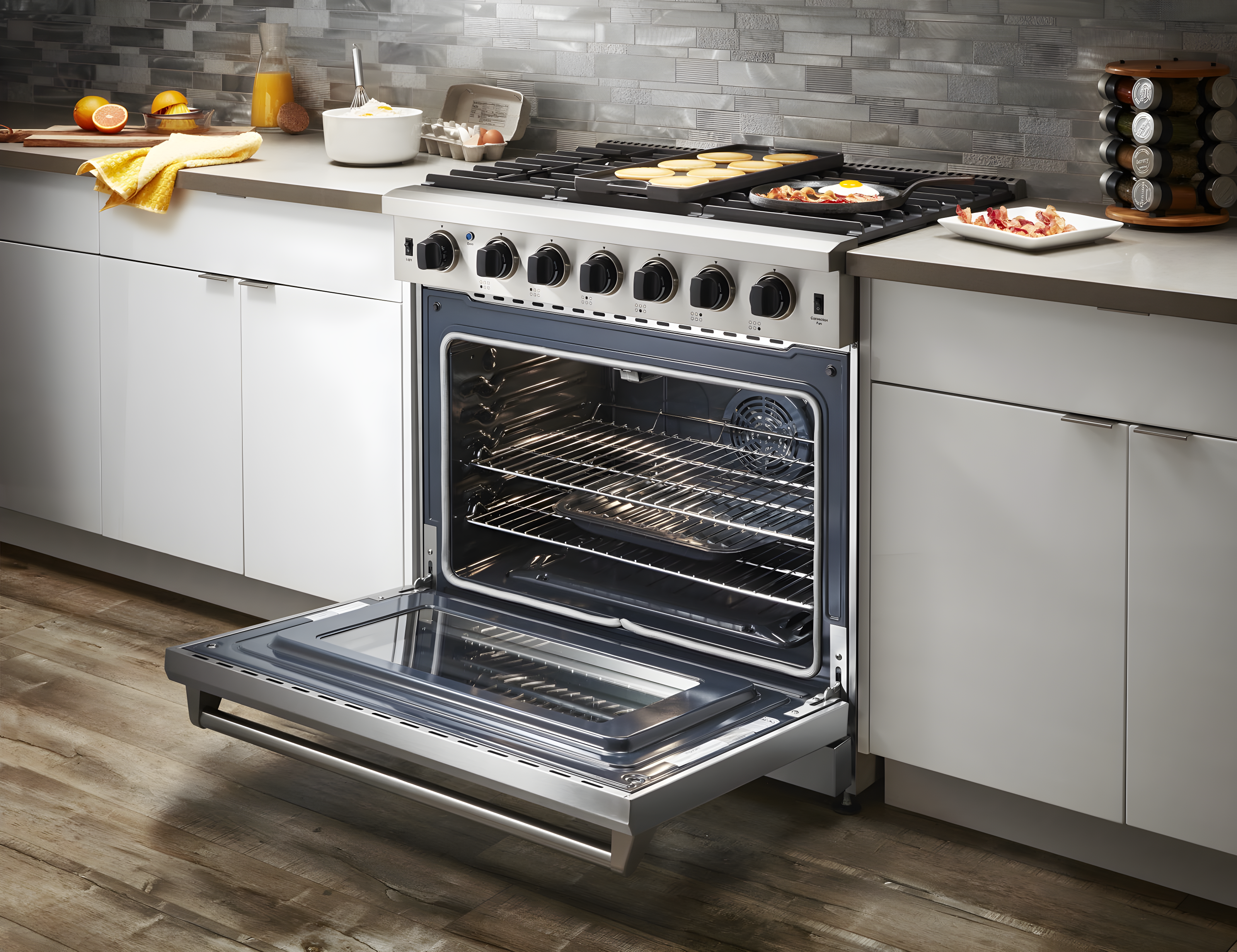 THOR 36-Inch Gas Range, 6 Burners - Stainless Steel (LRG3601U)