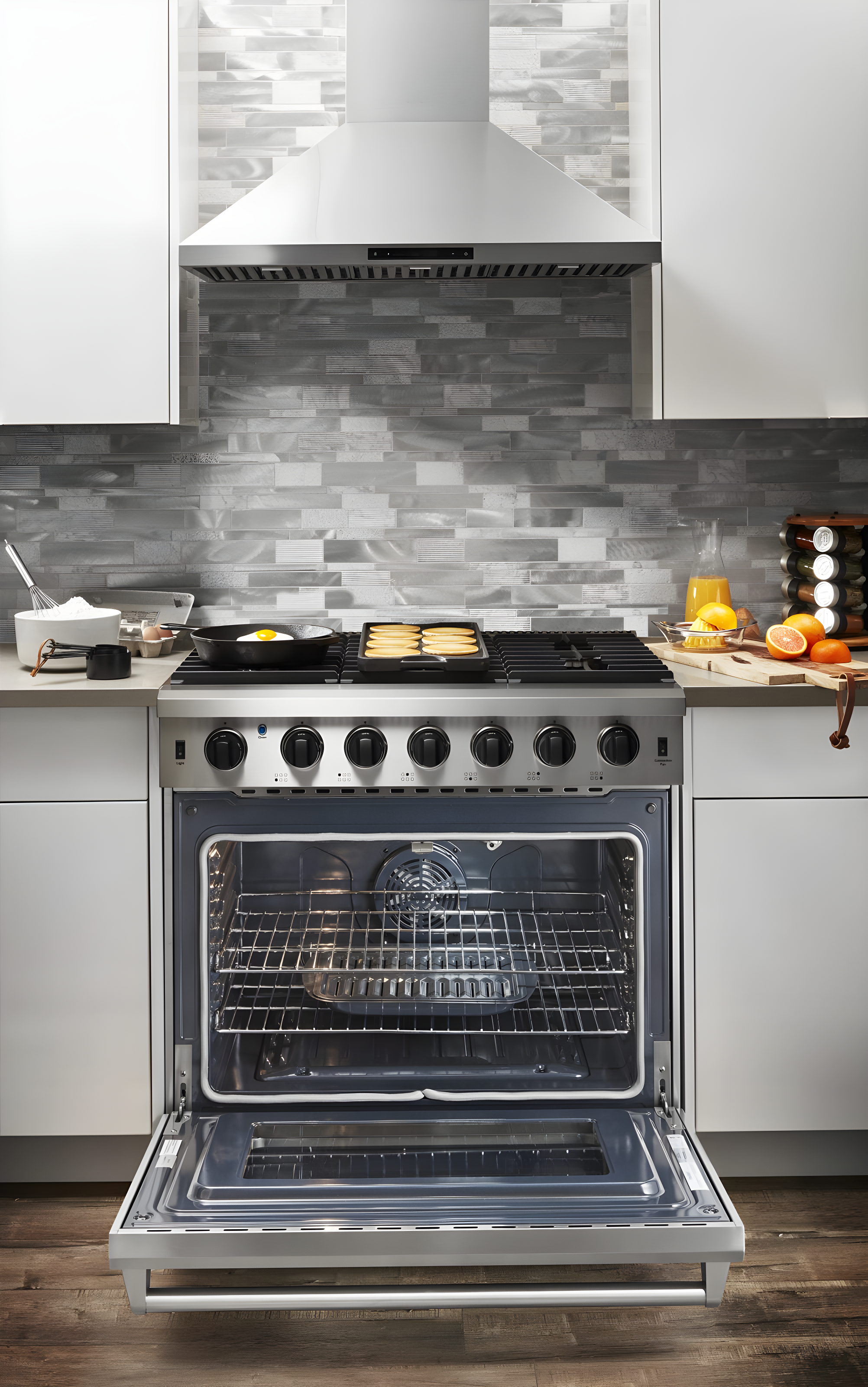 THOR 36-Inch Gas Range, 6 Burners - Stainless Steel (LRG3601U)