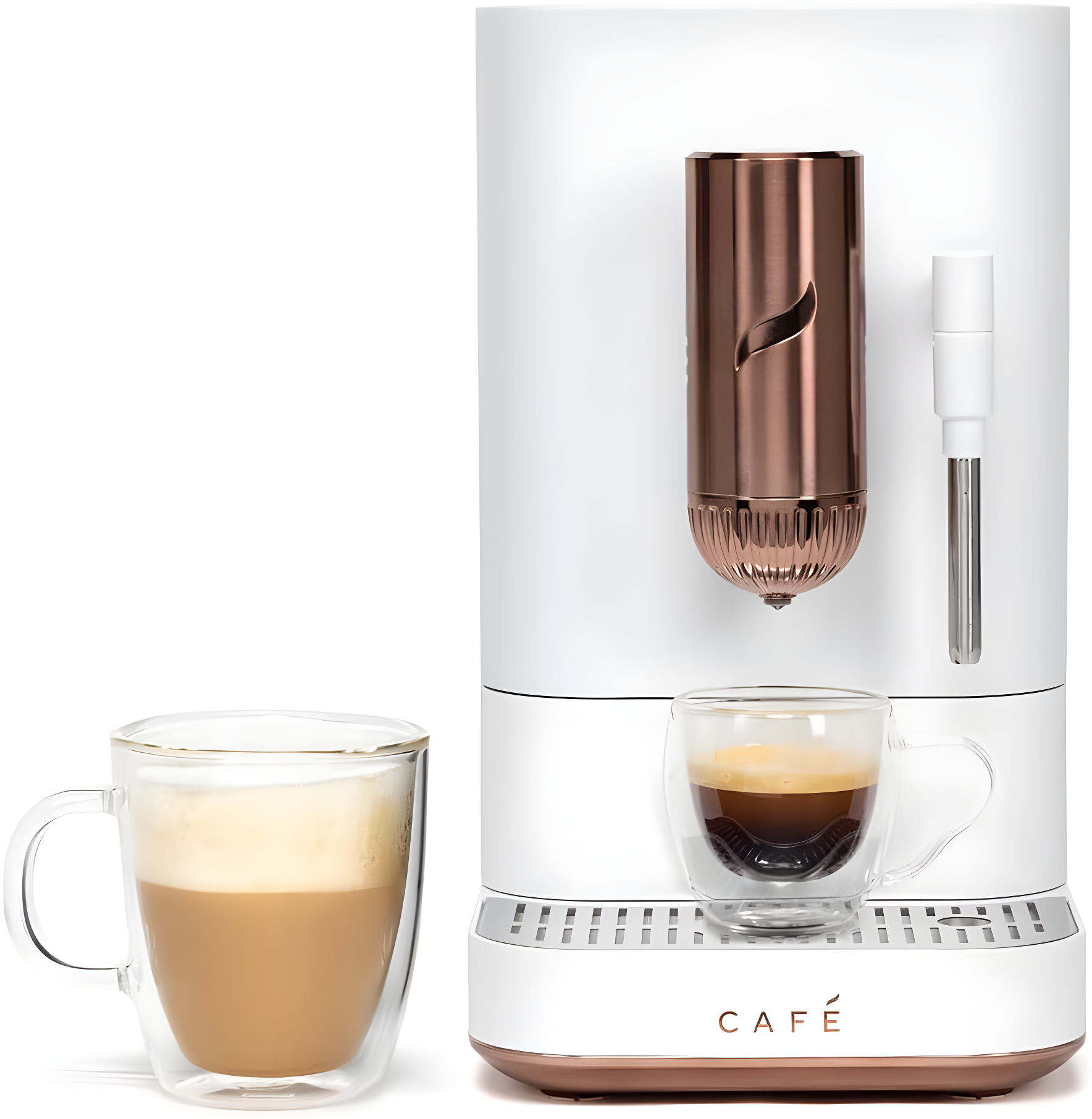 Café™ Matte White Affetto Automatic Espresso Machine