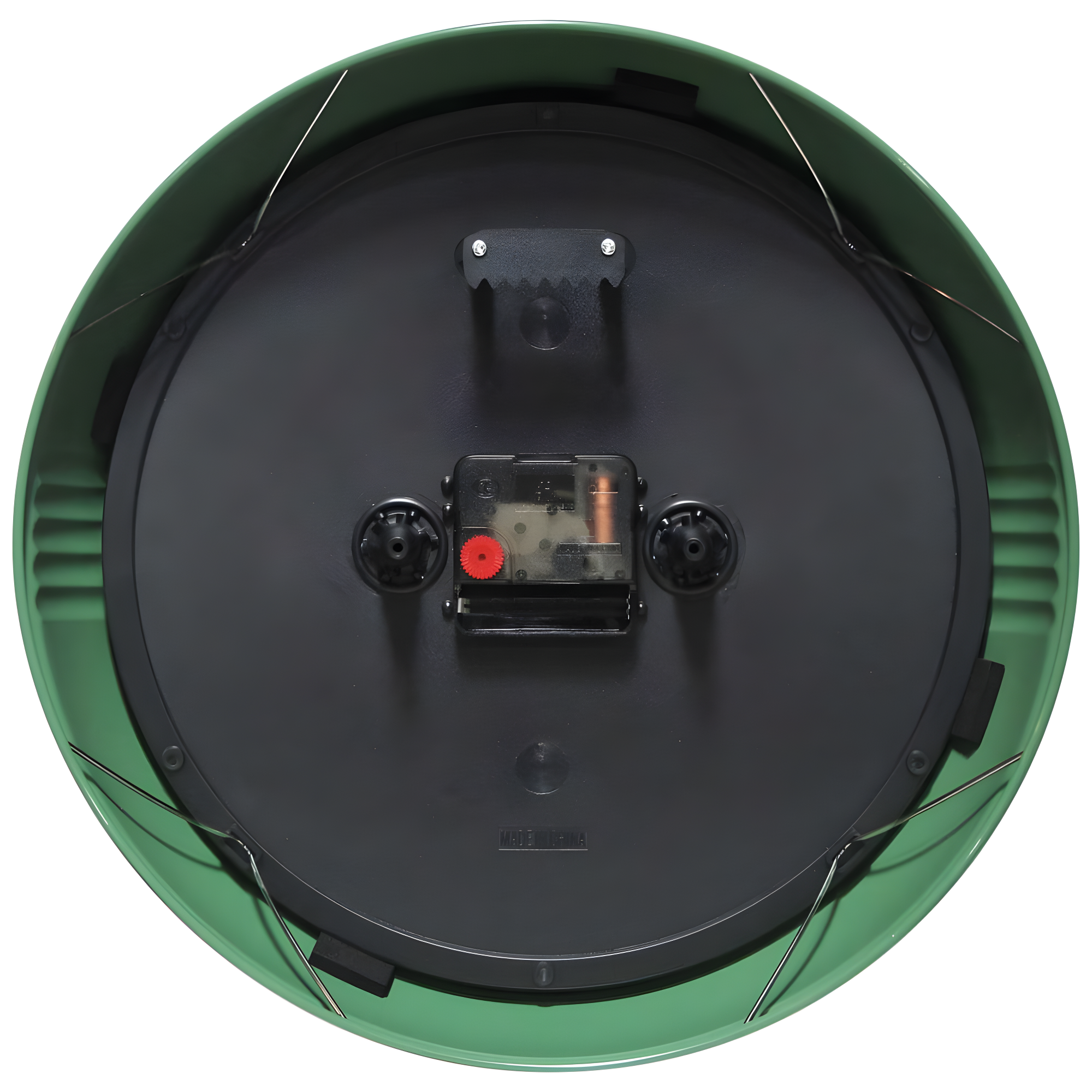 12" Retro Round Green - Infinity Instruments: Silent Sweep, Aluminum Frame, Indoor Use