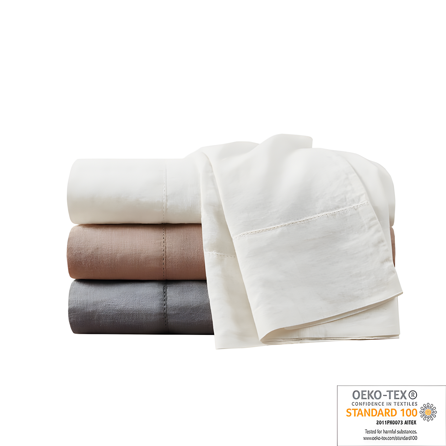 Madison Park Linen Blend 4 Piece Sheet Set
