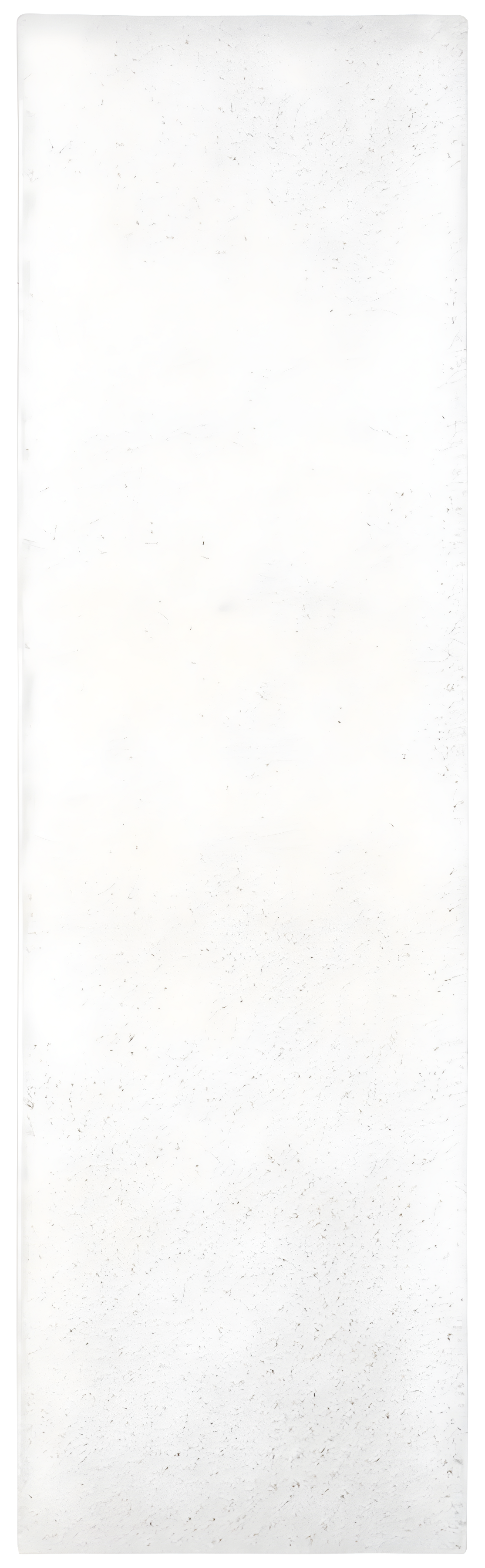 August Shag 900 AUG900 Power Loomed Indoor Runner Rug - White - 2'3"x6' - Safavieh