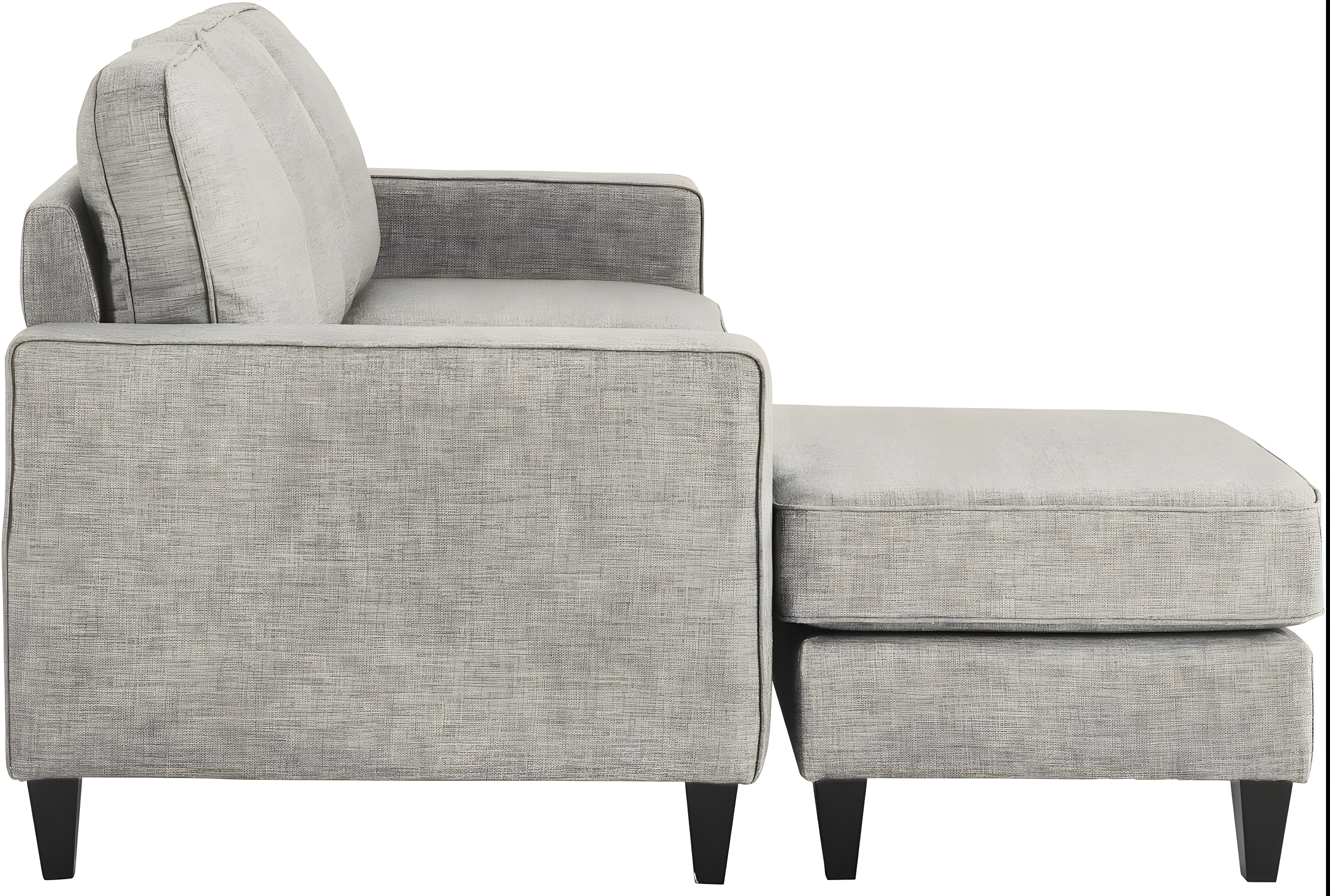 Serta Harmon Upholstered Reversible Sectional Sofa and Chaise