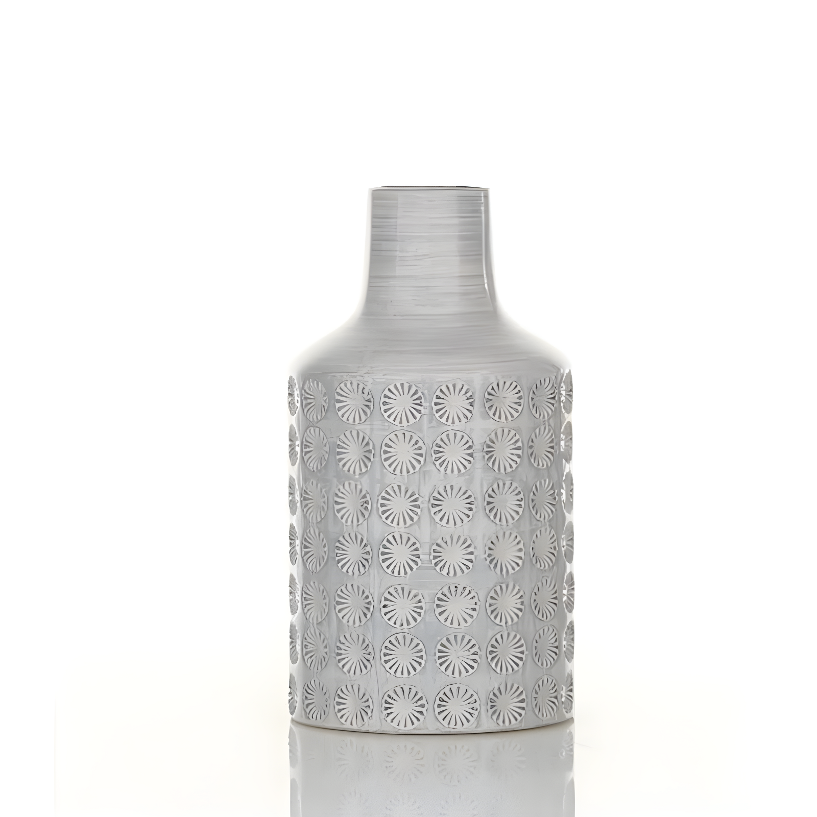 CosmoLiving by Cosmopolitan Porcelain Ceramic Floral Decorative Vase