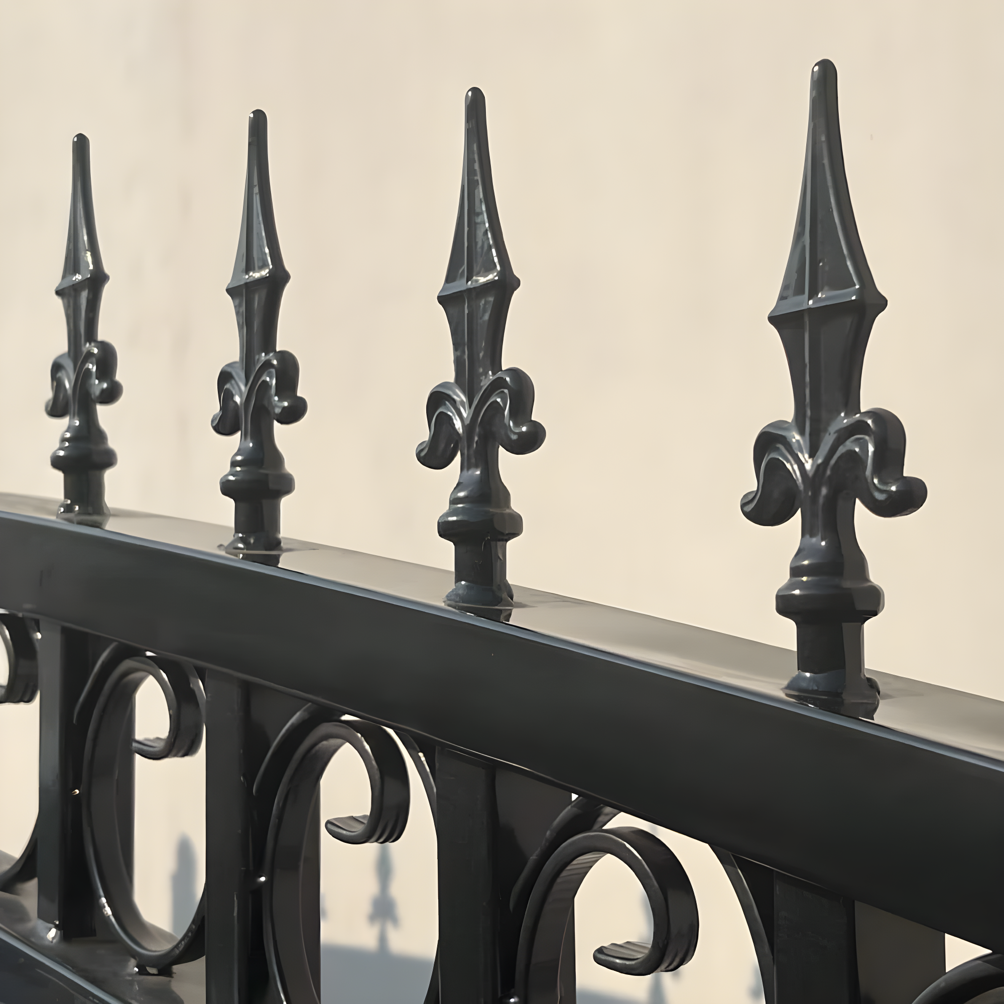ALEKO Steel Dual Swing Driveway Gate - PRAGUE Style