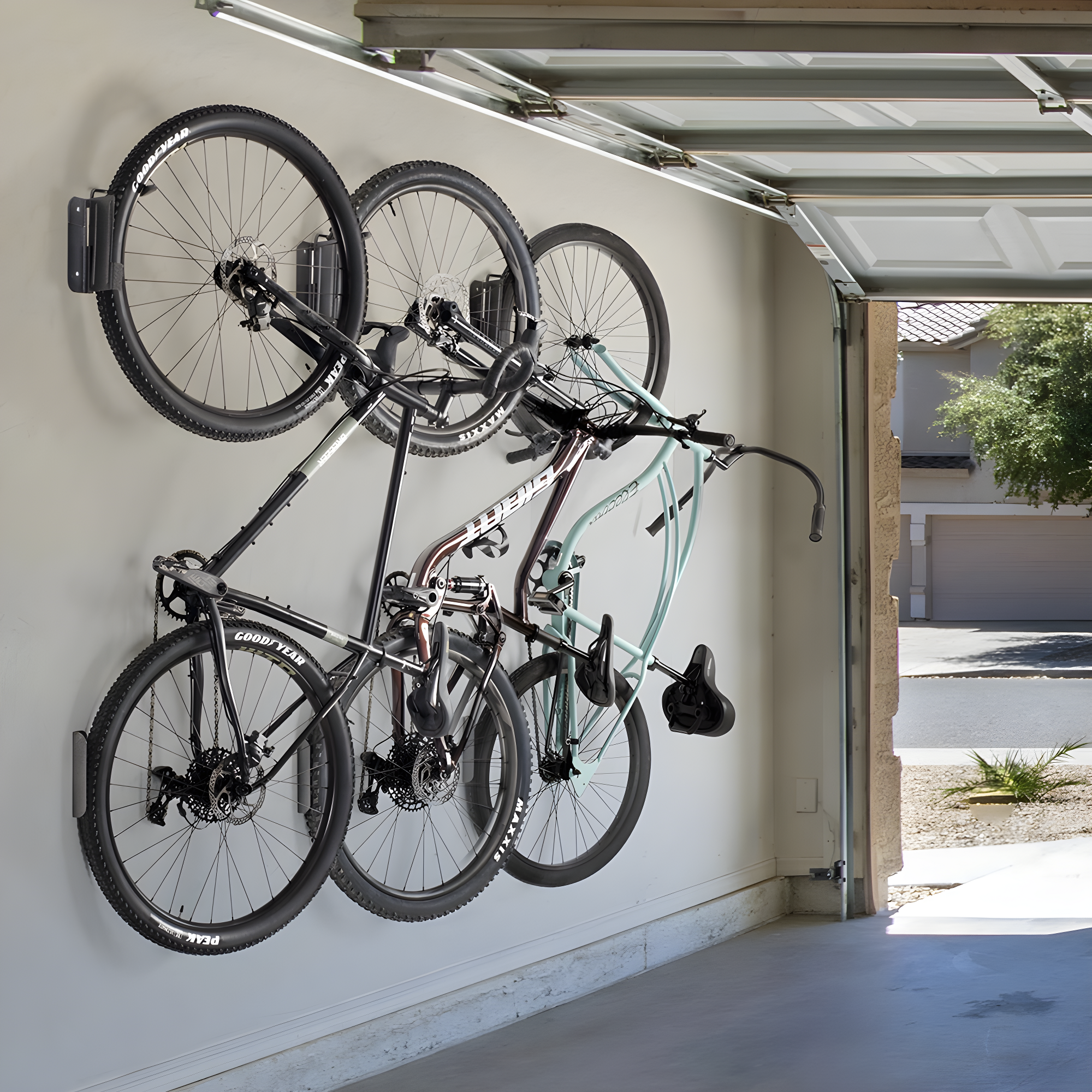 Single Bike Hinge Wall Mount Rack