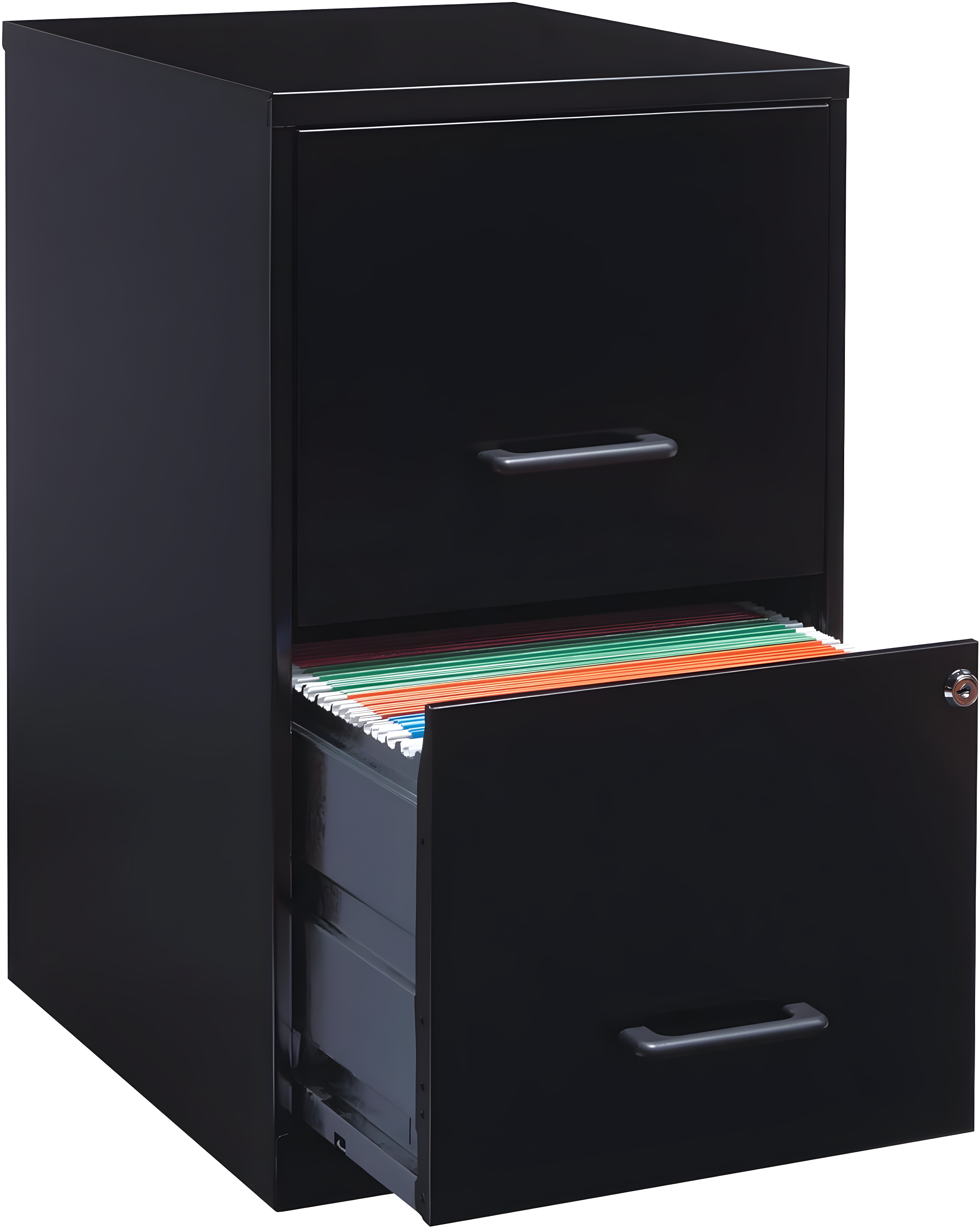 Lorell Soho 14.3'' Wide 2 -Drawer Steel File Cabinet