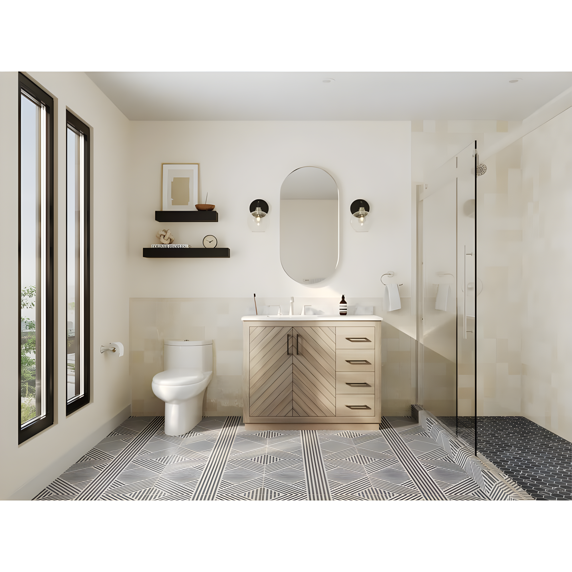 Southampton 4" x 4" Satin Finish Handmade Look Wall Tile (5.38 Sq. Ft. / Case)