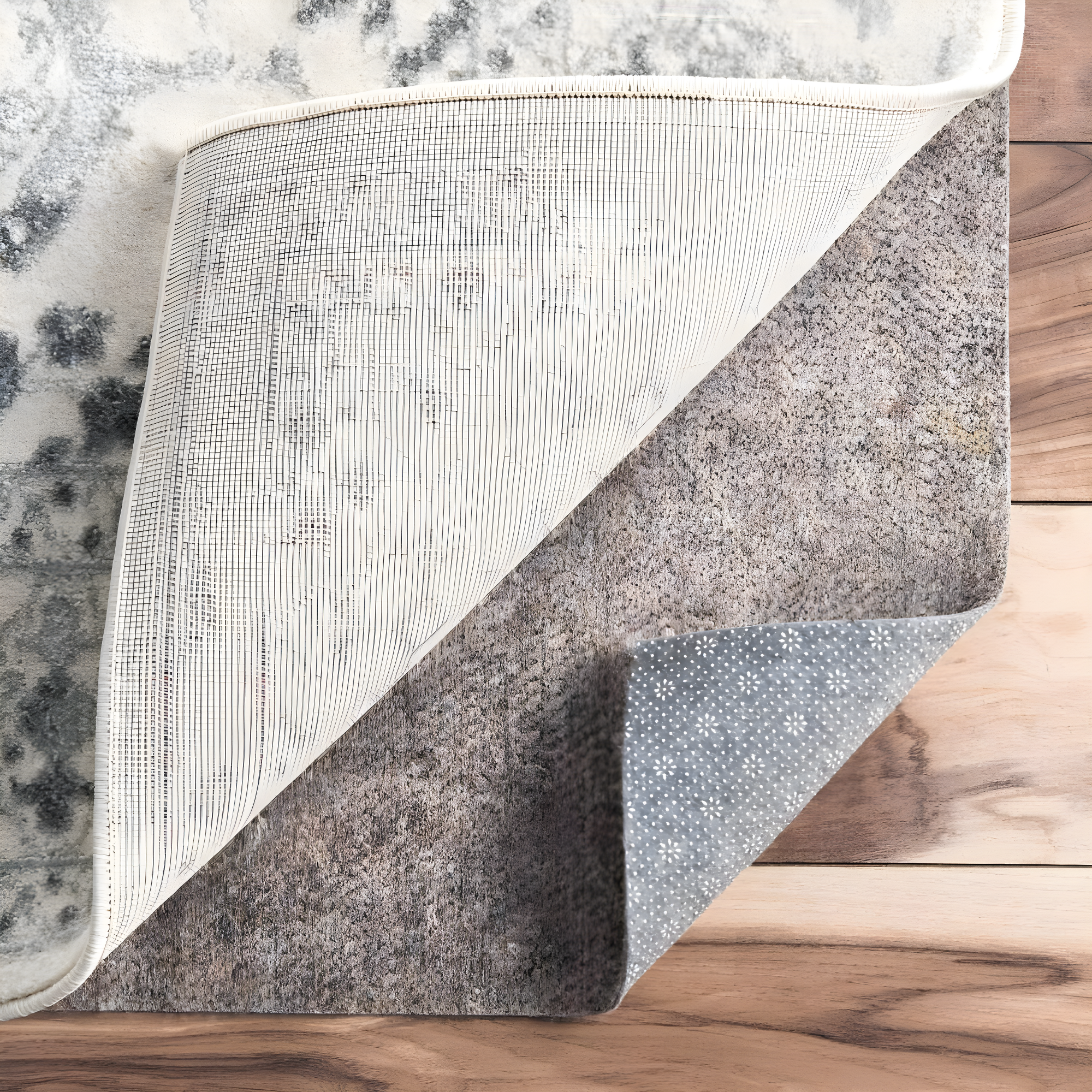 Nuloom Brody Eco-Friendly Non Skid Rug Pad Runner Rug - 2' x 10', Gray