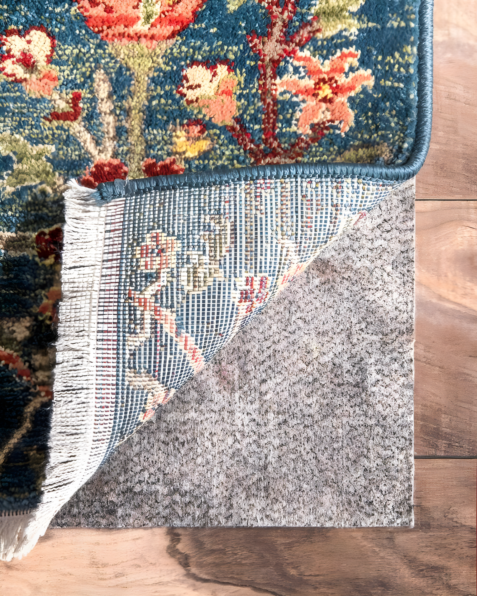 Nuloom Brody Eco-Friendly Non Skid Rug Pad Runner Rug - 2' x 10', Gray