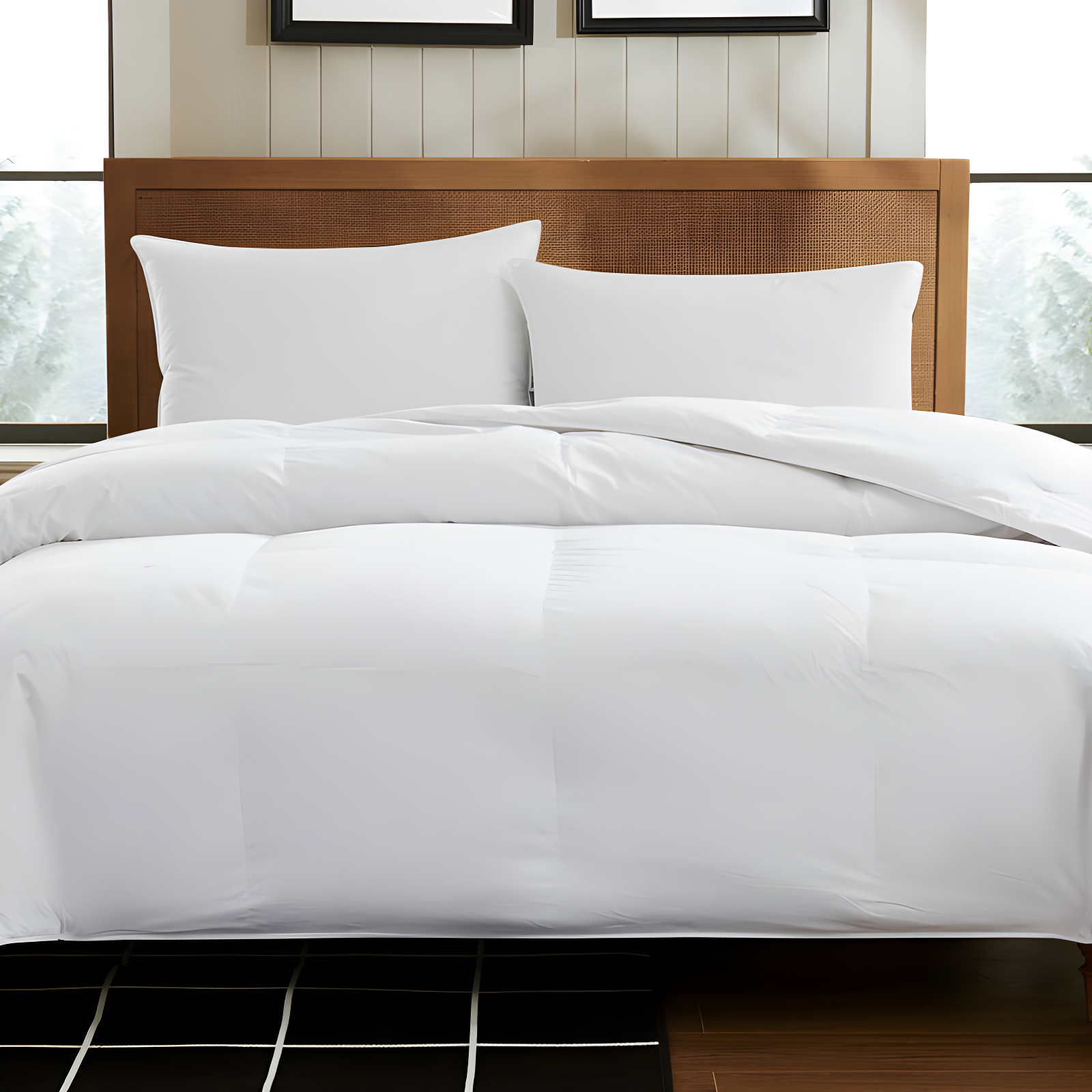 Eddie Bauer Eddie Bauer All-Season 600 Fill Power Oversized White Down Comforter - 400 TC