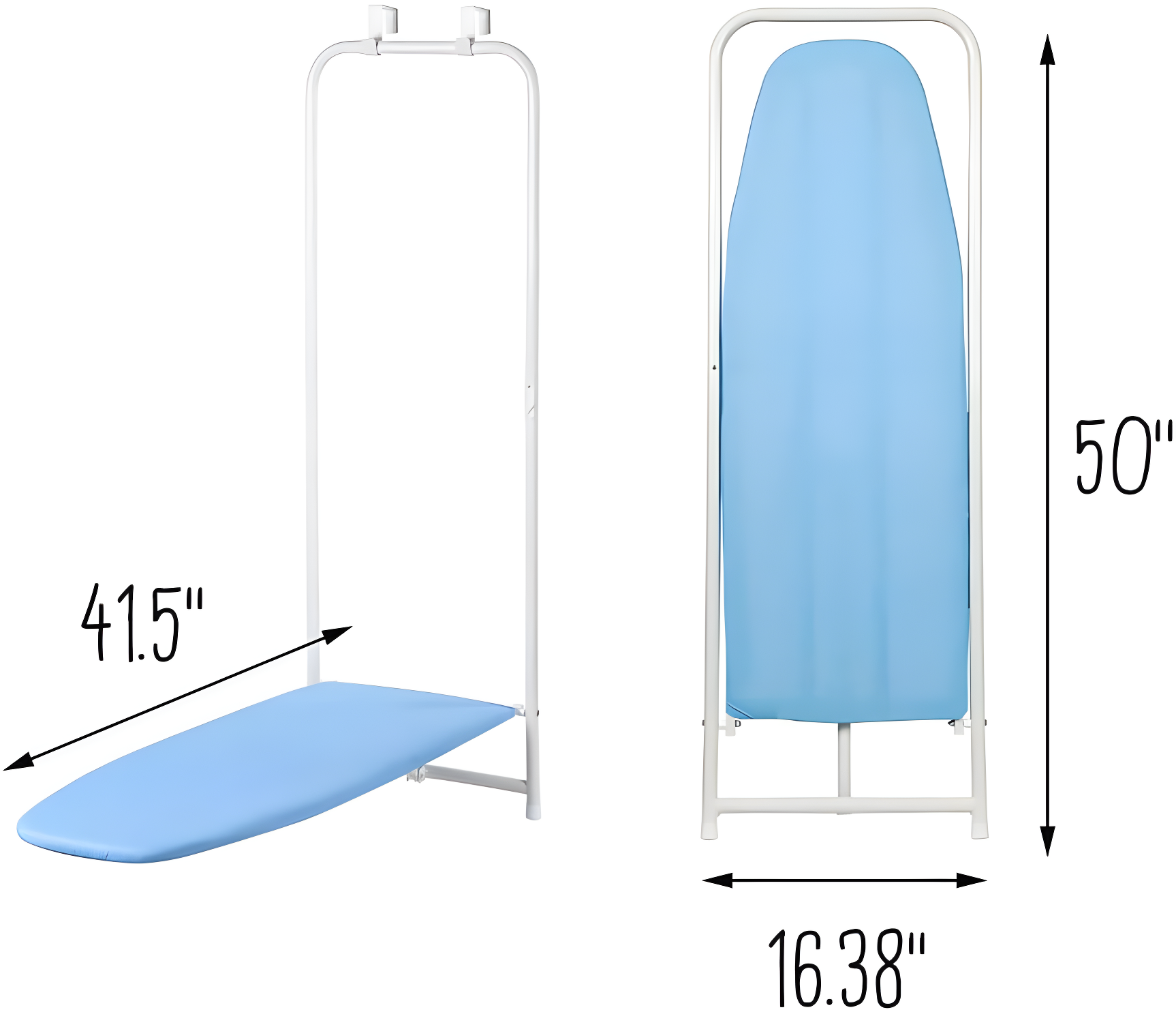 Over-The-Door Hanging Ironing Board