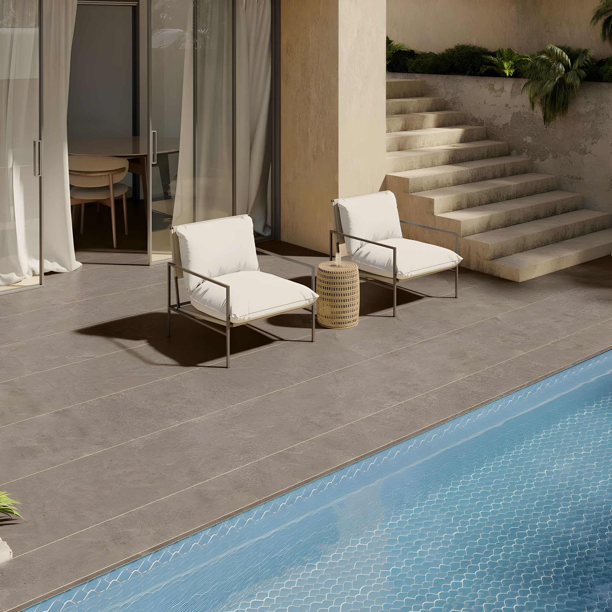 Bond Tile Monolith 23.62 In. X 35.43 In. 2CM Matte Porcelain Floor Paver Tile (11.62 Sq. Ft. / Case)