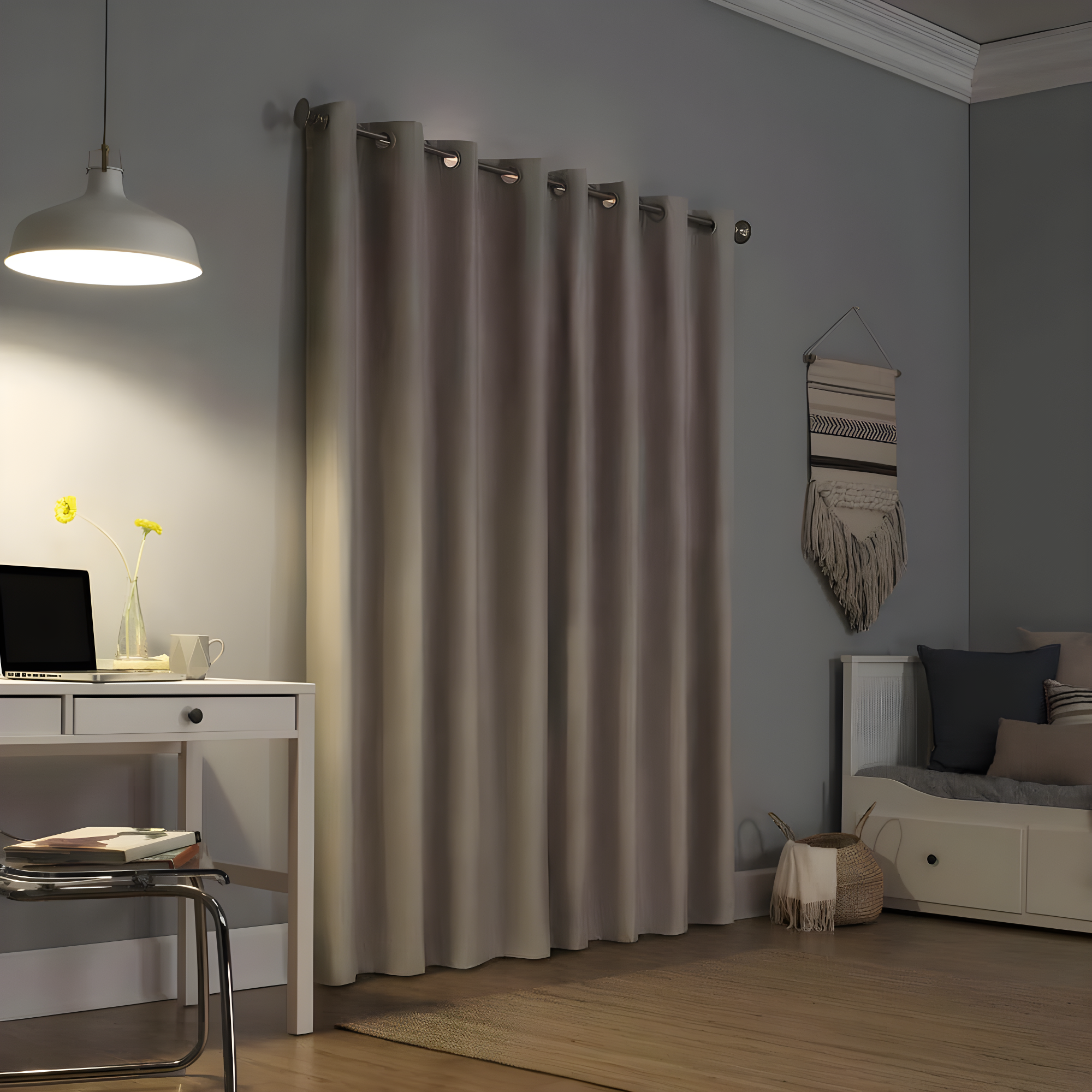 Sun Zero Cameron Thermal Insulated 100% Blackout Grommet Curtain Panel