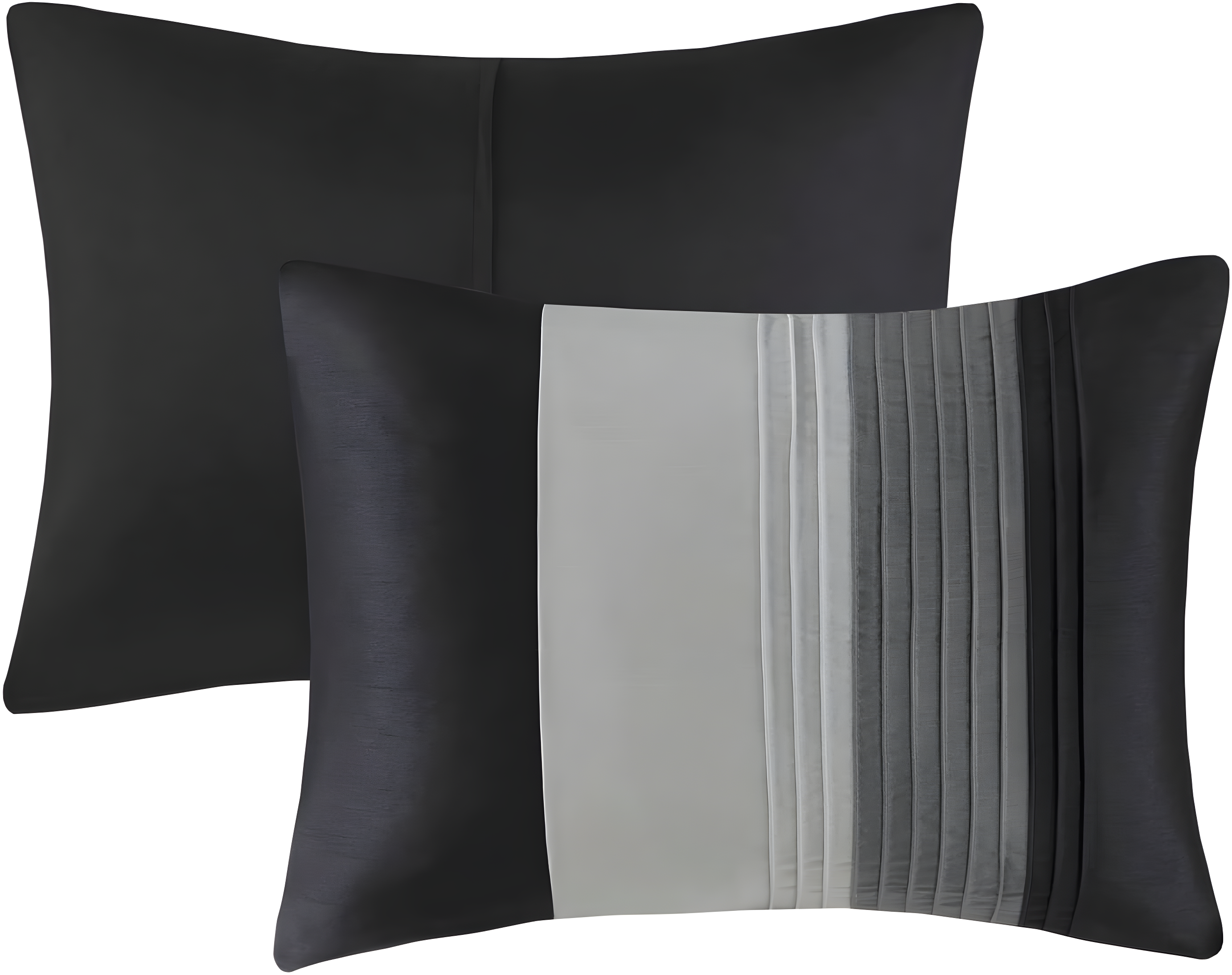 Madison Park Amherst 7 Piece Striped and Pleated Comforter Set