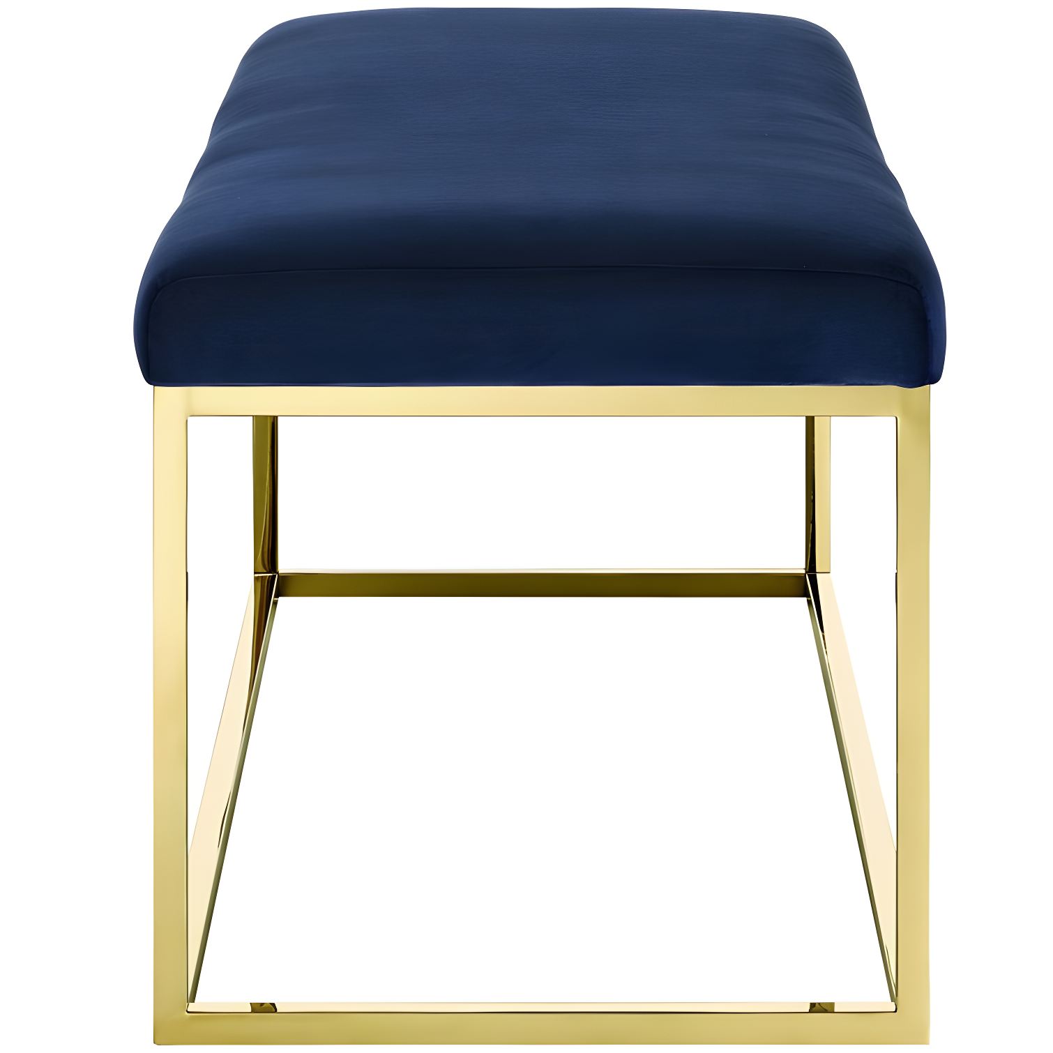 Anticipate Fabric Bench Gold Navy