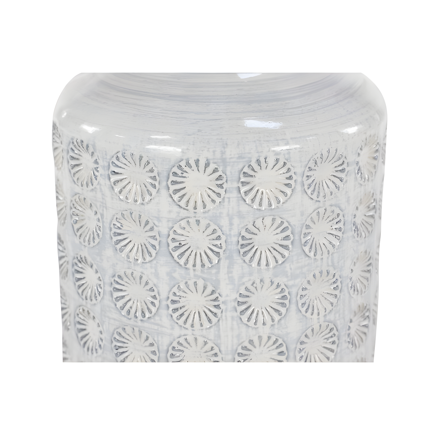 CosmoLiving by Cosmopolitan Porcelain Ceramic Floral Decorative Vase