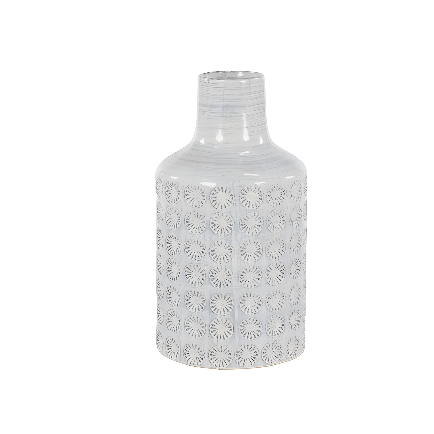 CosmoLiving by Cosmopolitan Porcelain Ceramic Floral Decorative Vase